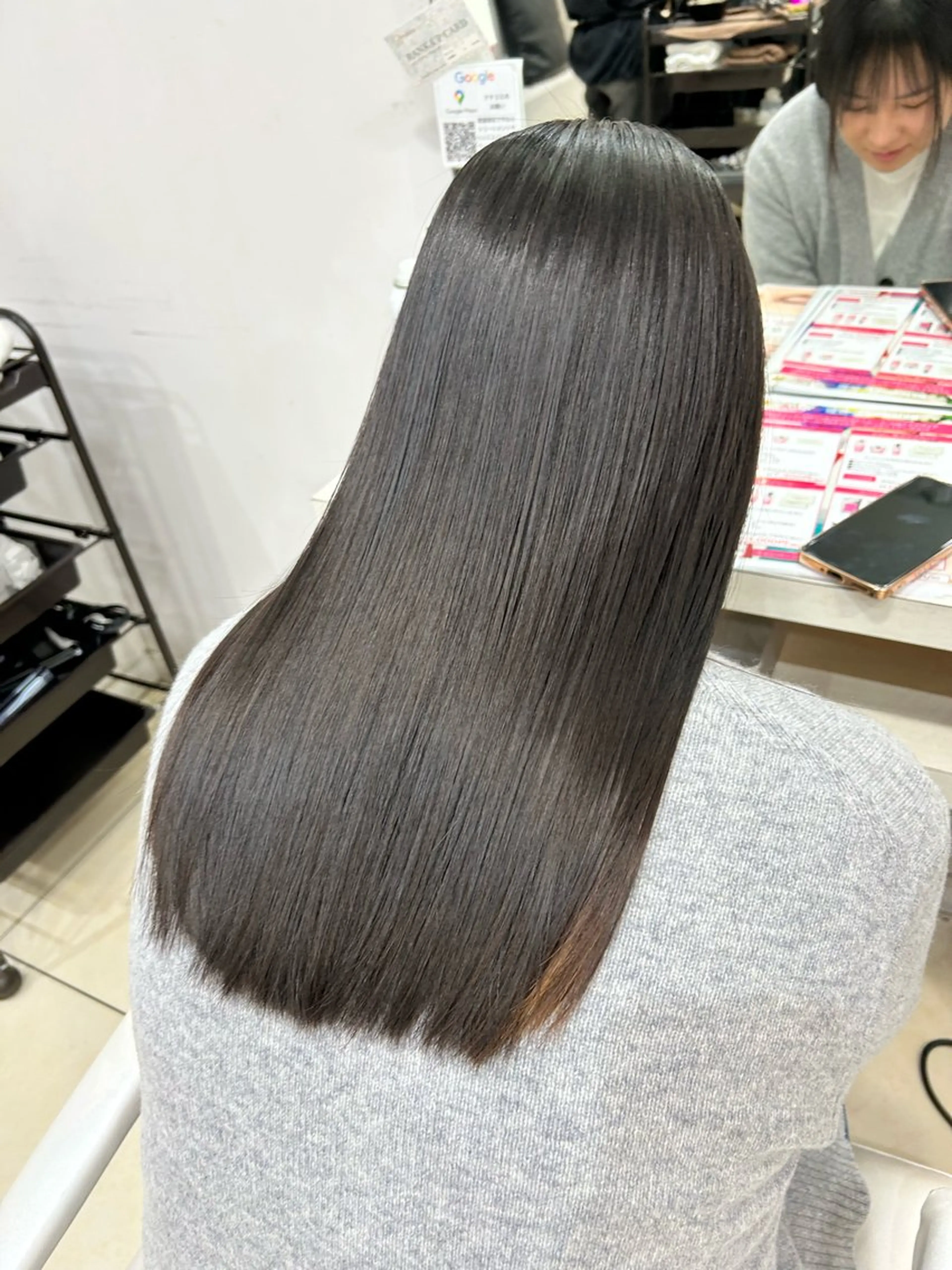 ロング カット ヘアカラー トリートメント 【髪質改善カラー】 瀧田嵐士🇰🇷のヘアスタイル