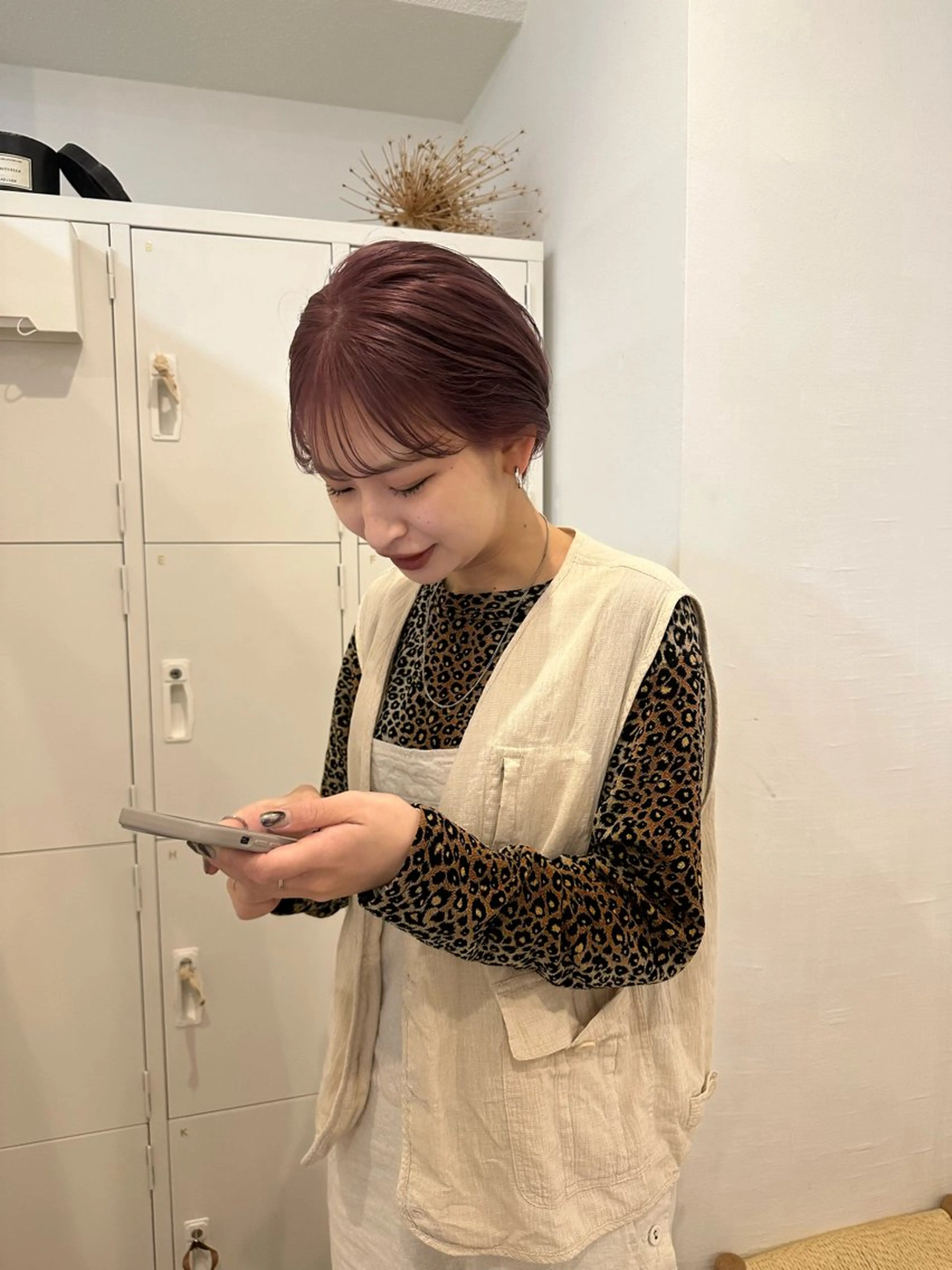 ショート カラー ヘアカラー 梅田/柔らかカラー/ オオハシ リナコのヘアスタイル