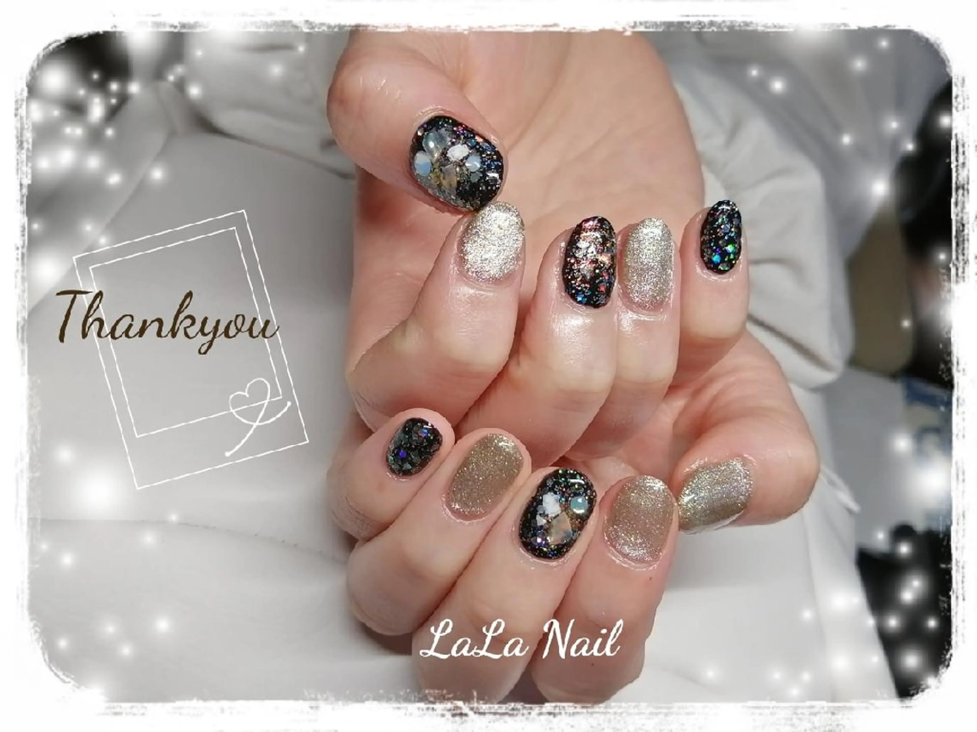 ネイル ホログラムネイル マグネットネイル ニュアンスネイル LaLa Nail所属・LaLa Nailのネイルデザイン