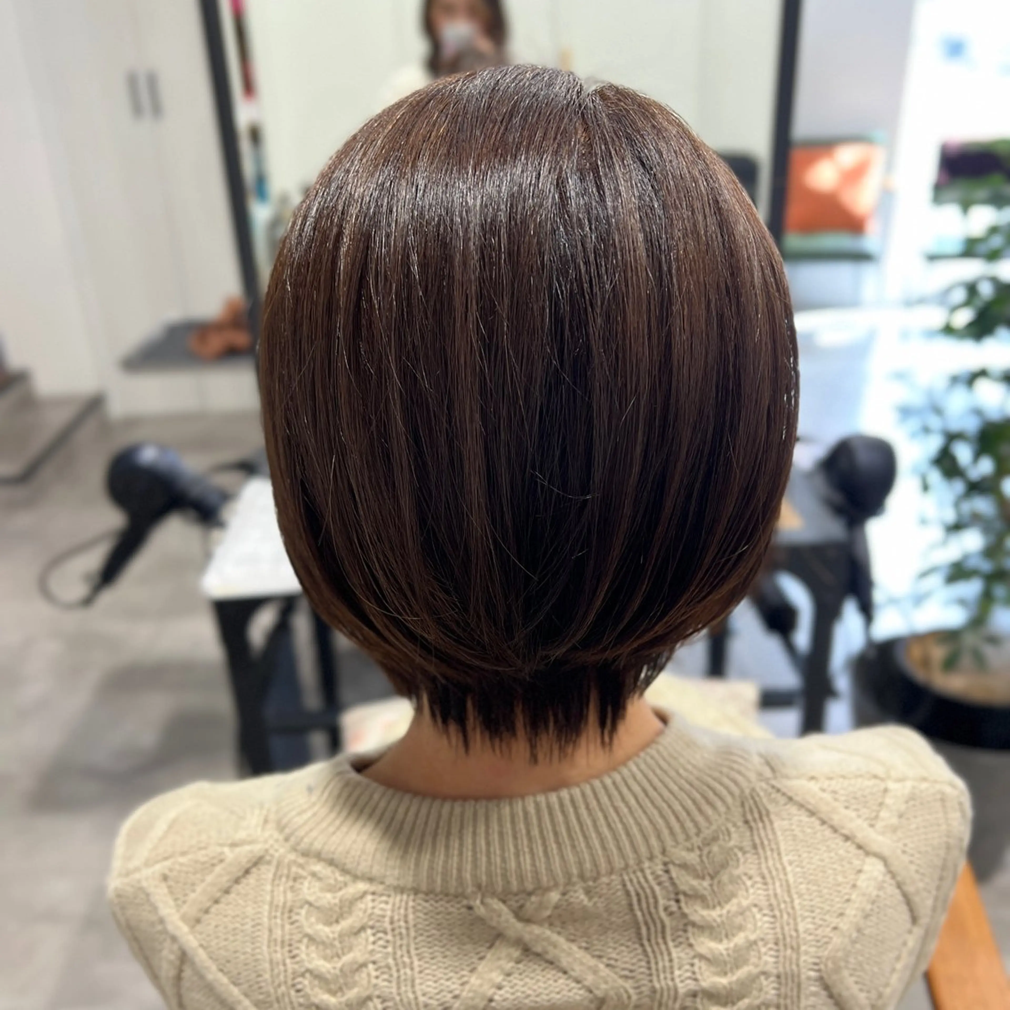ショート カット ヘアカラー 韓国風レイヤー ∕ 大隣 里桜のヘアスタイル
