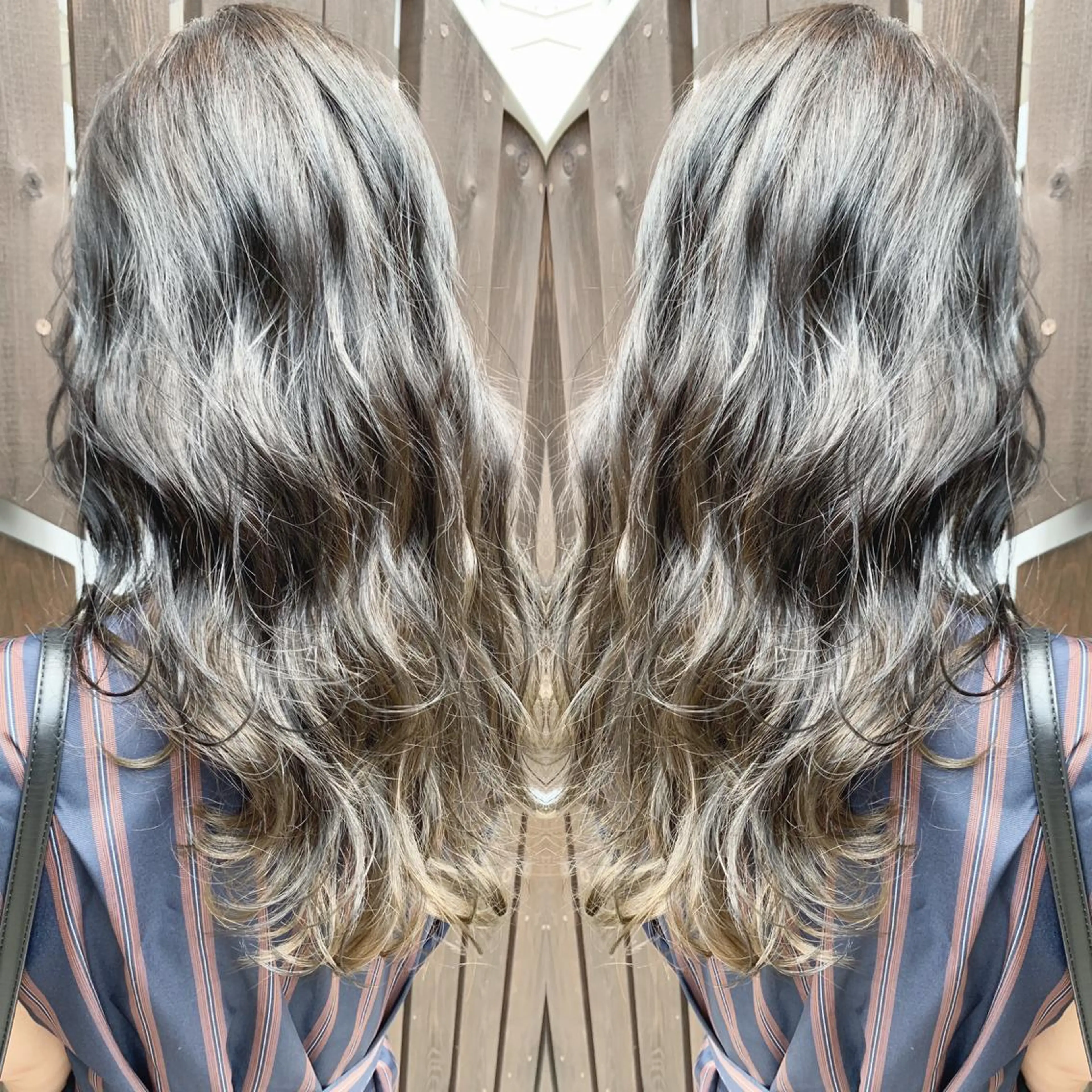 ロング カット ヘアカラー H所属・H (エイチ) 烏丸御池店のヘアスタイル