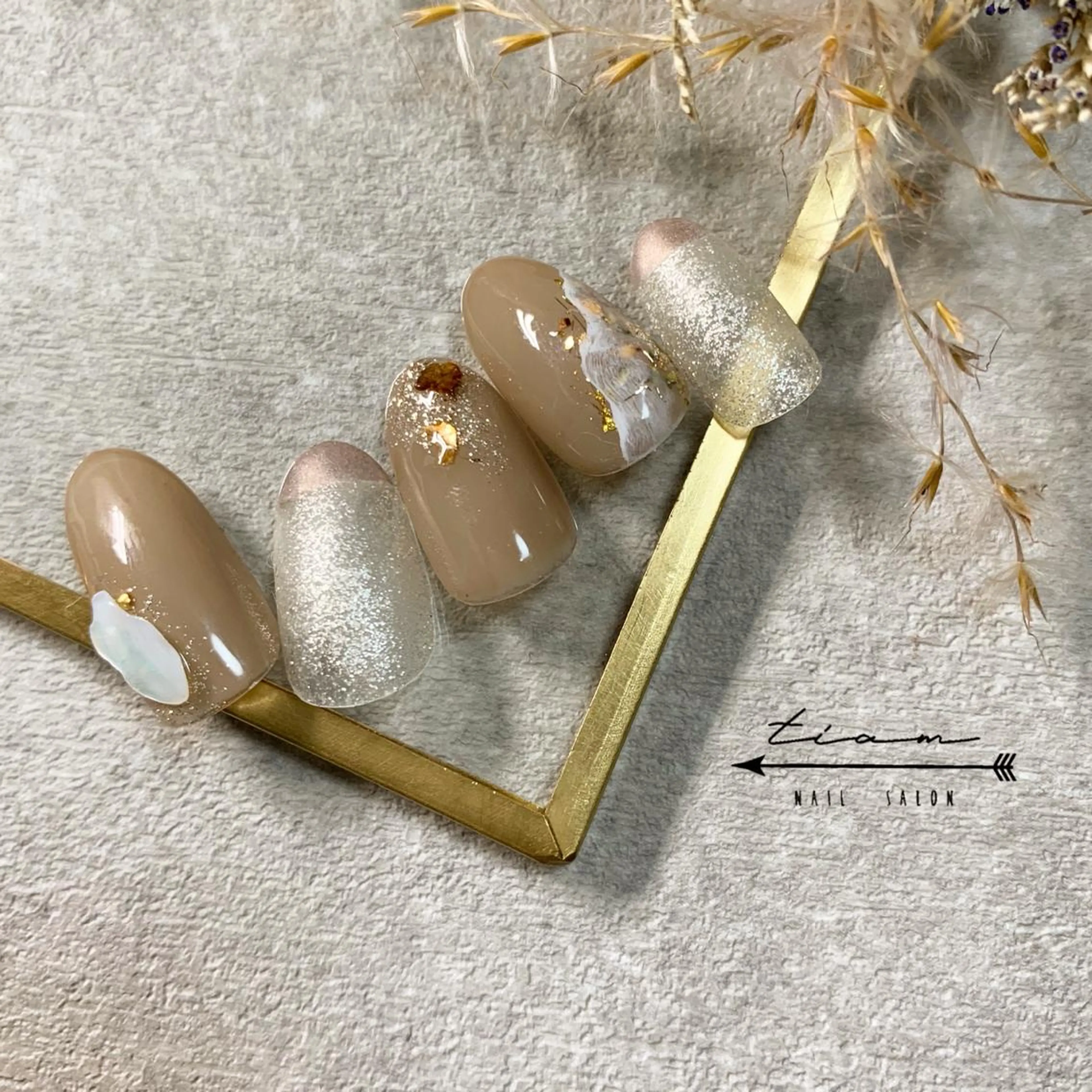 ネイル 𝑡𝑖𝑎𝑚𓂃 きむらゆきののネイルデザイン