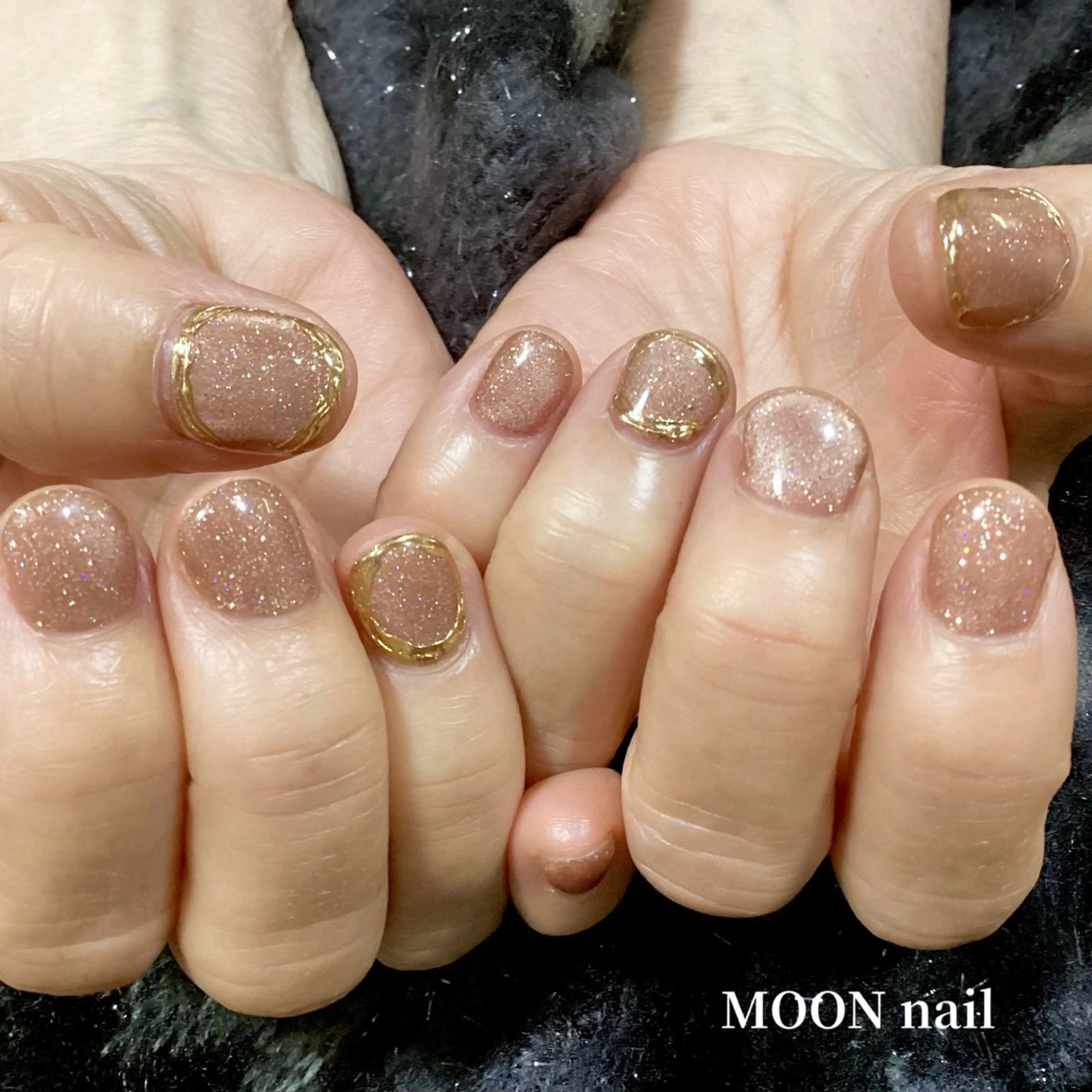 ネイル アートネイル ハンドネイル 浦添 MOON  nailのネイルデザイン