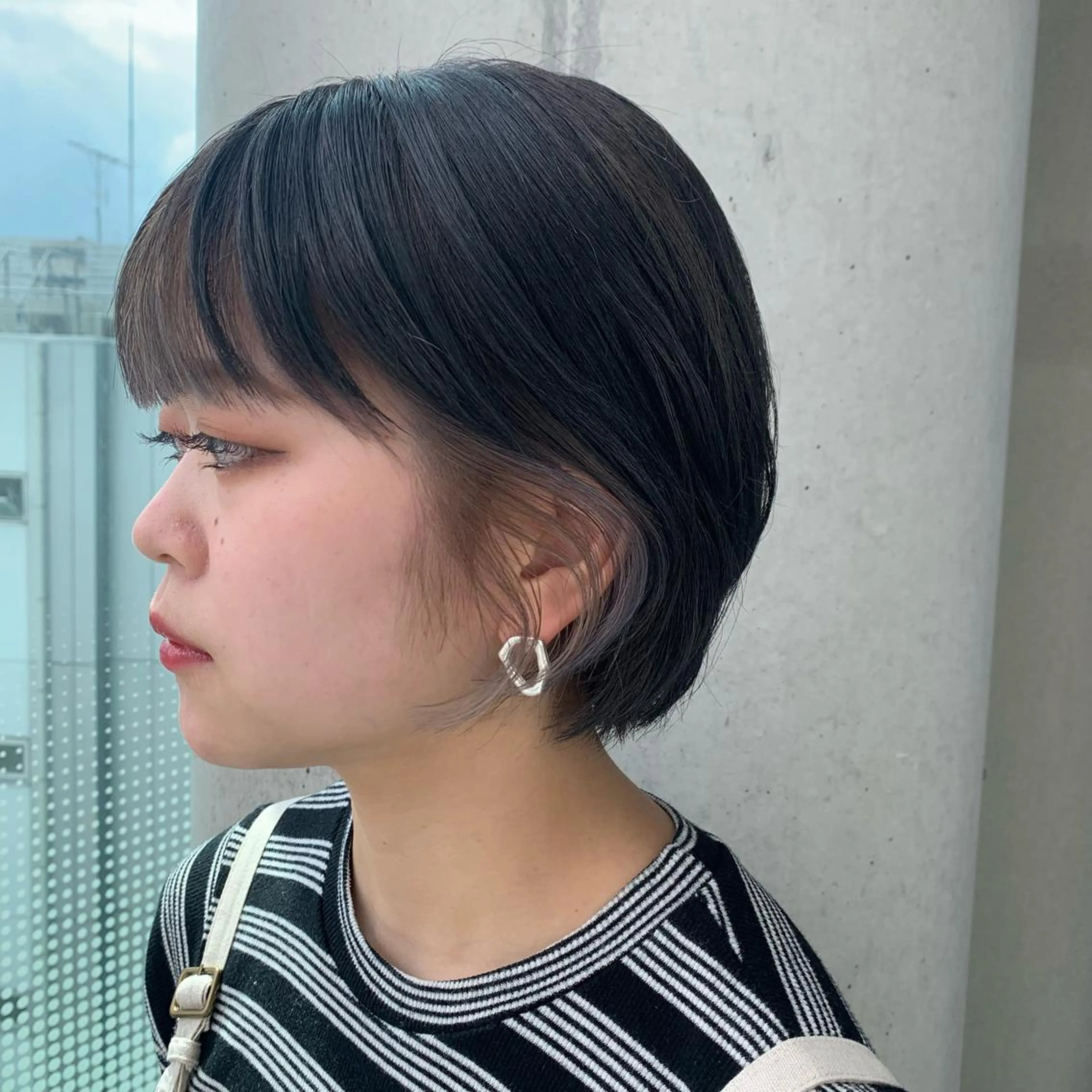 ショート カラー イヤリングカラー ショートヘア SALOWIN川崎WEST店所属・🌷川崎/ボブ/ アレンジ/コトネ🌷のその他イメージ