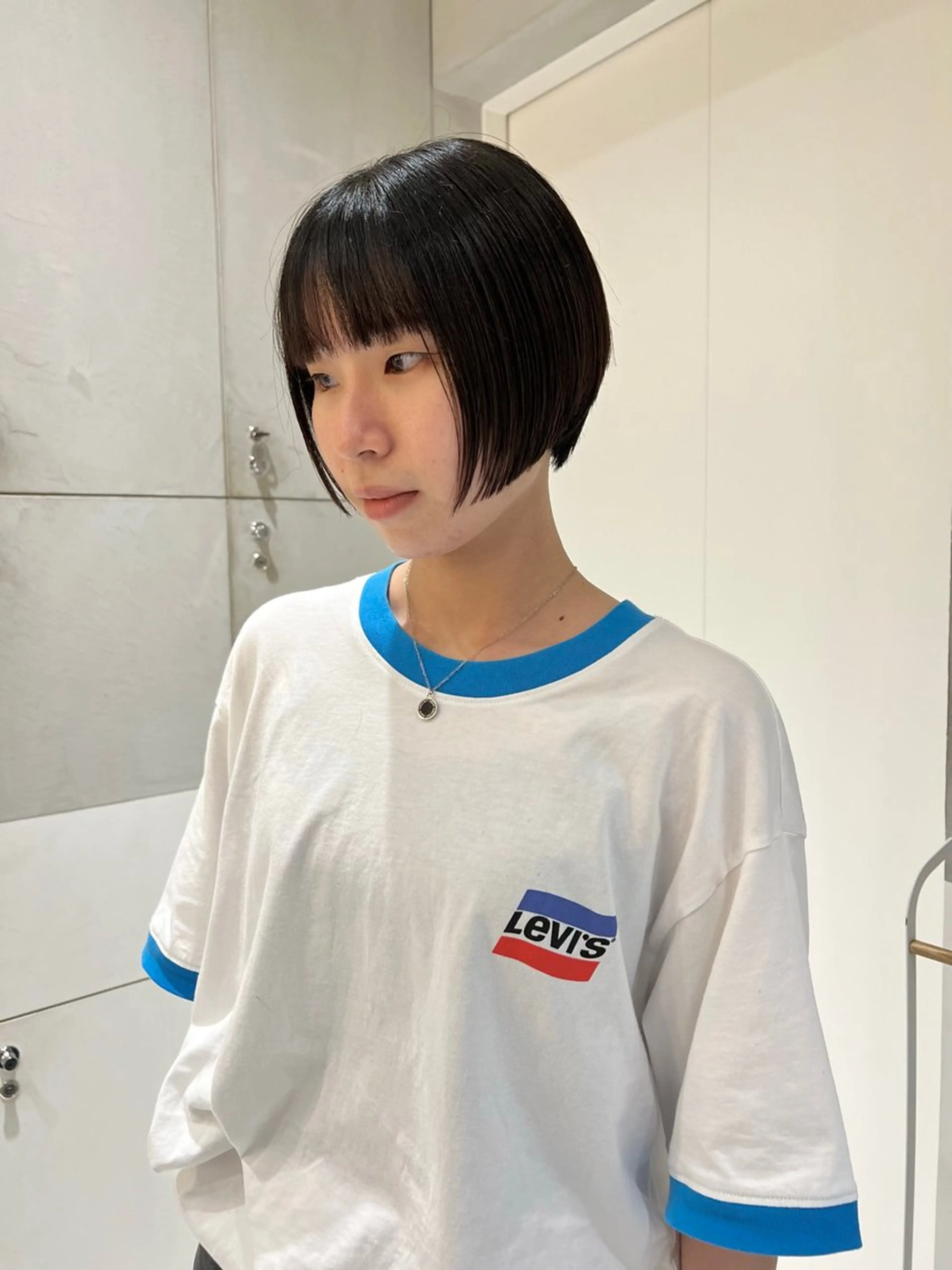 ショート ショートヘア パーマ/レイヤー /店長/YURAのヘアスタイル