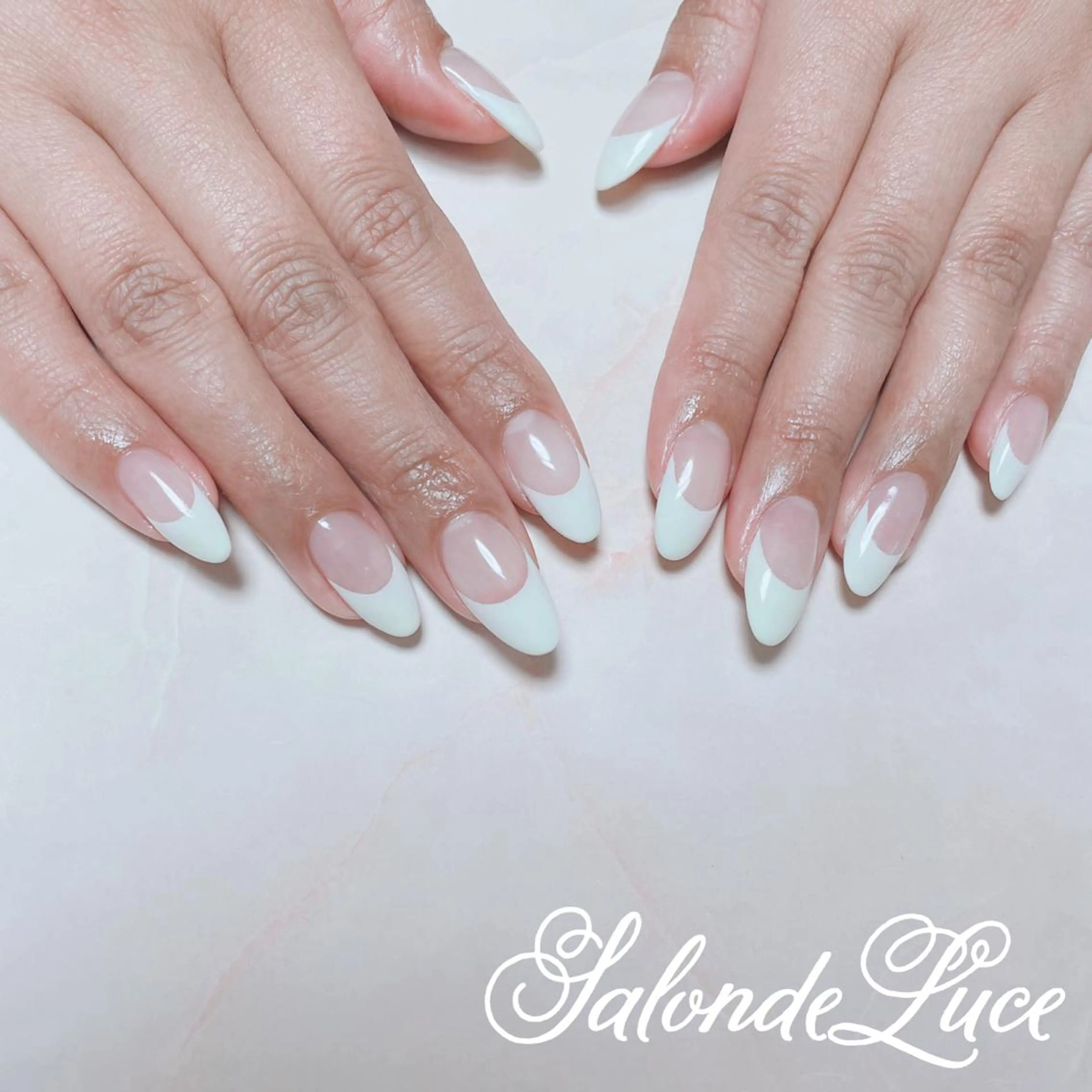 ネイル フレンチネイル ハンドネイル Salon de Luceのネイルデザイン