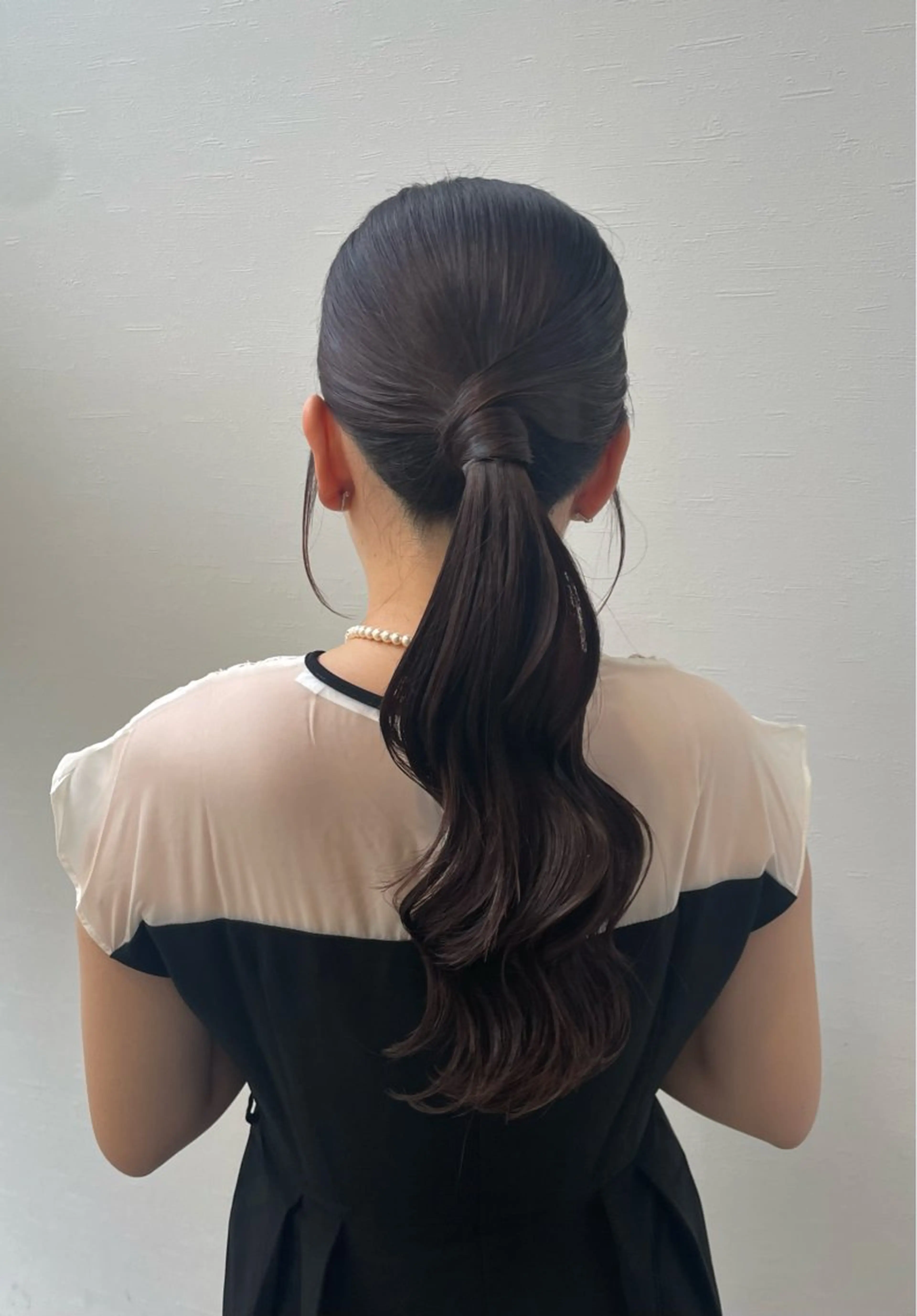 ロング カラー ヘアアレンジ VIEW maacoのヘアスタイル