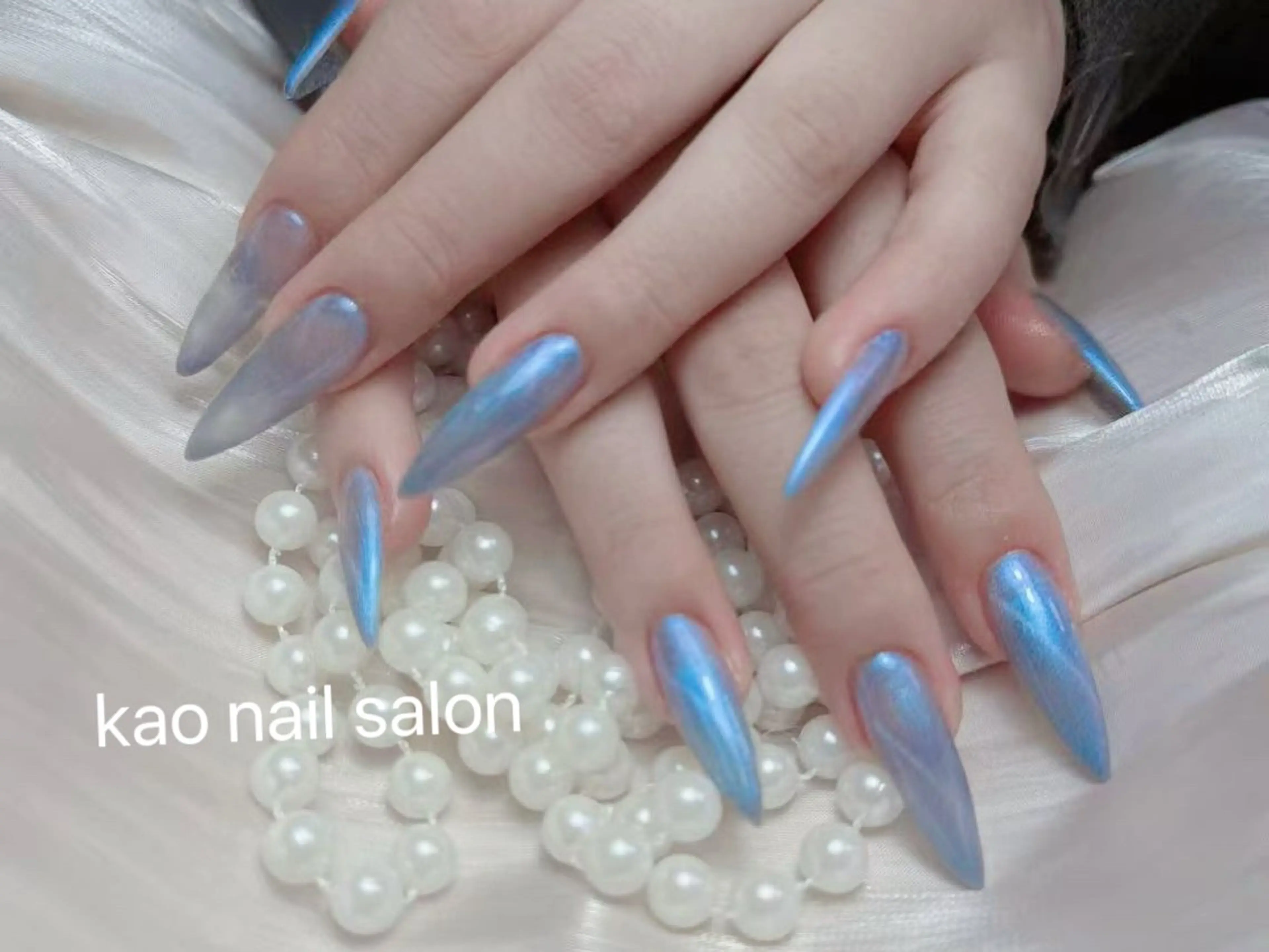 ネイル マグネットネイル マグネットワンカラー ワンカラーネイル ネイルチップ ハンドネイル kao nail マグネット/長さだしのネイルデザイン