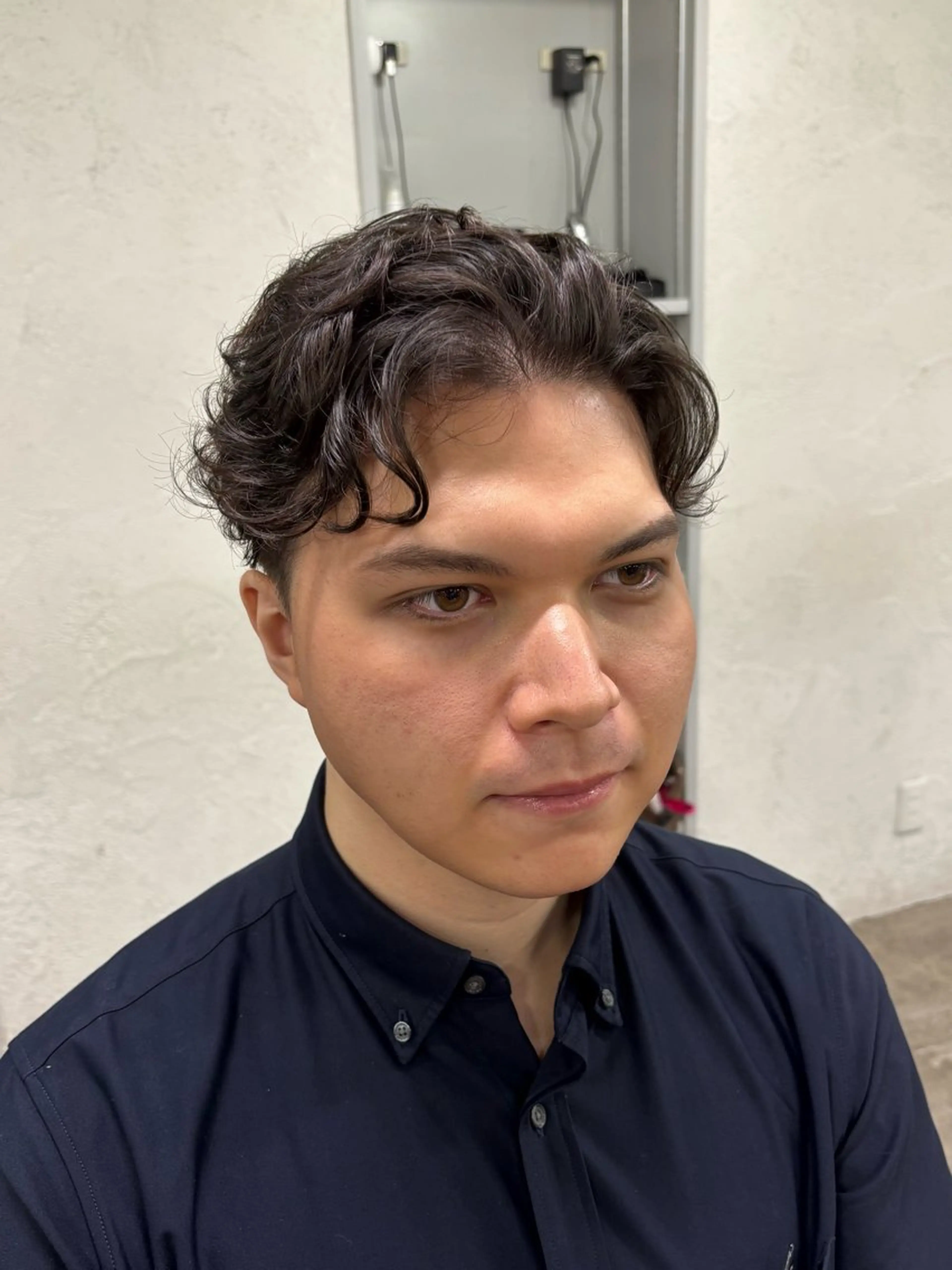 🌀💫メンズカット＋パーマ＋眉カットメイク💫🌀(ツイストパーマ＋3300)の写真