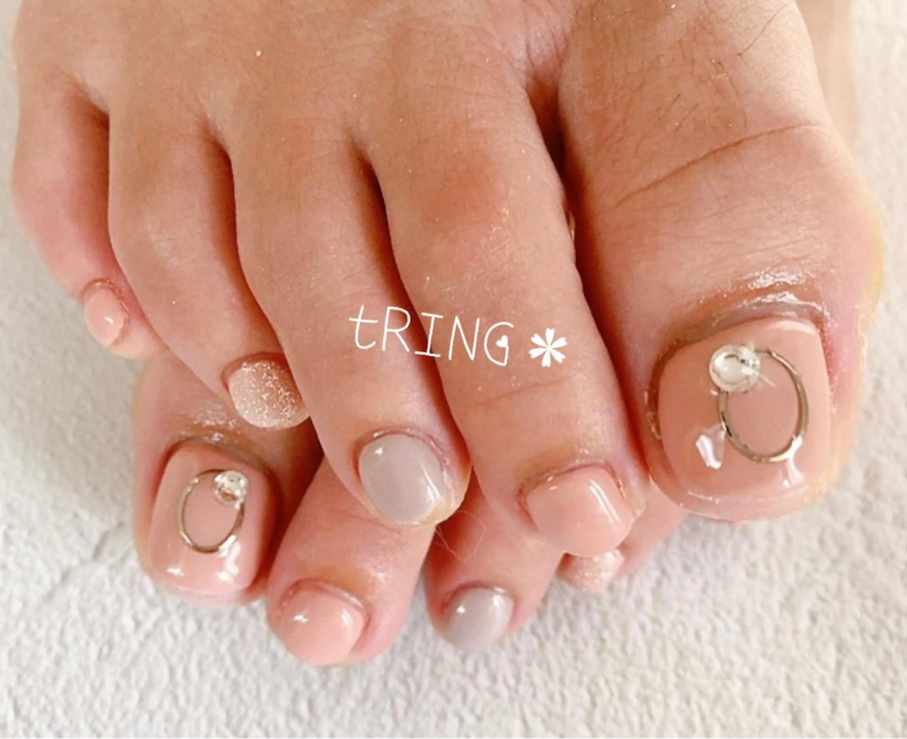 ネイル ハンドネイル tRING* しいの木台のネイルデザイン