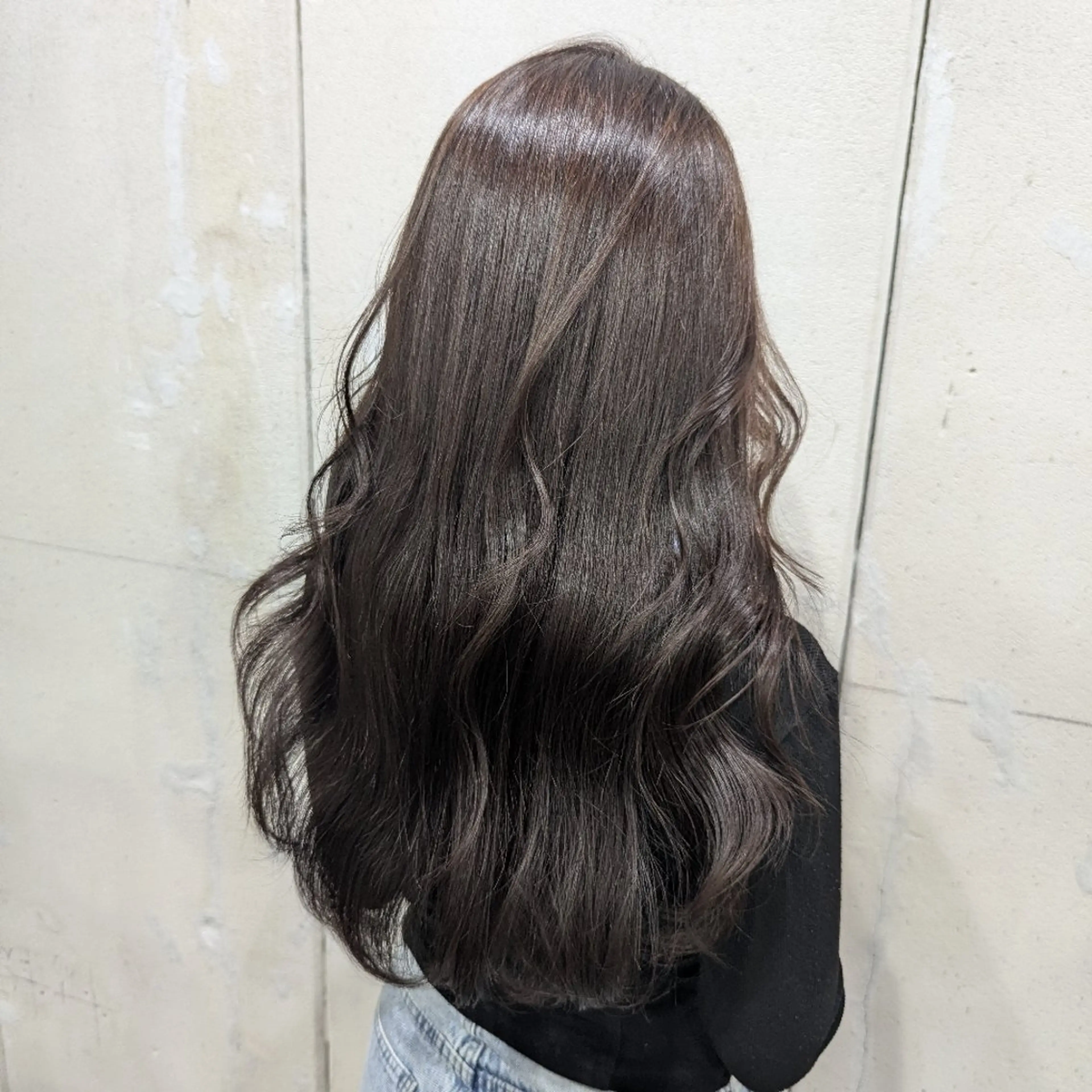 セミロング ヘアカラー エクステ EDeN  Ryoりょうのヘアスタイル