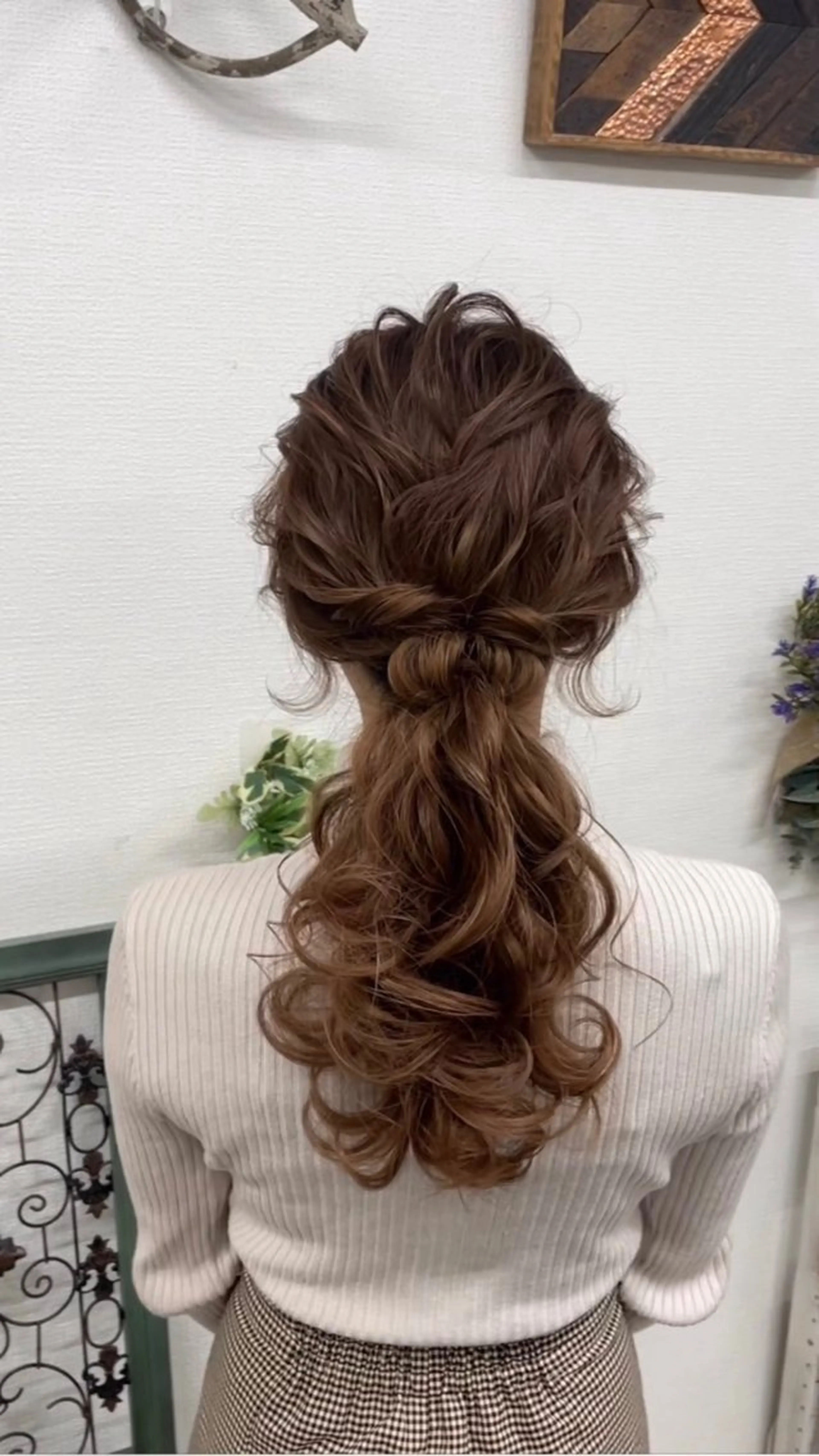 セミロング ともや/ヘアセット/ ヘアメ/ヘアアレンジのヘアスタイル