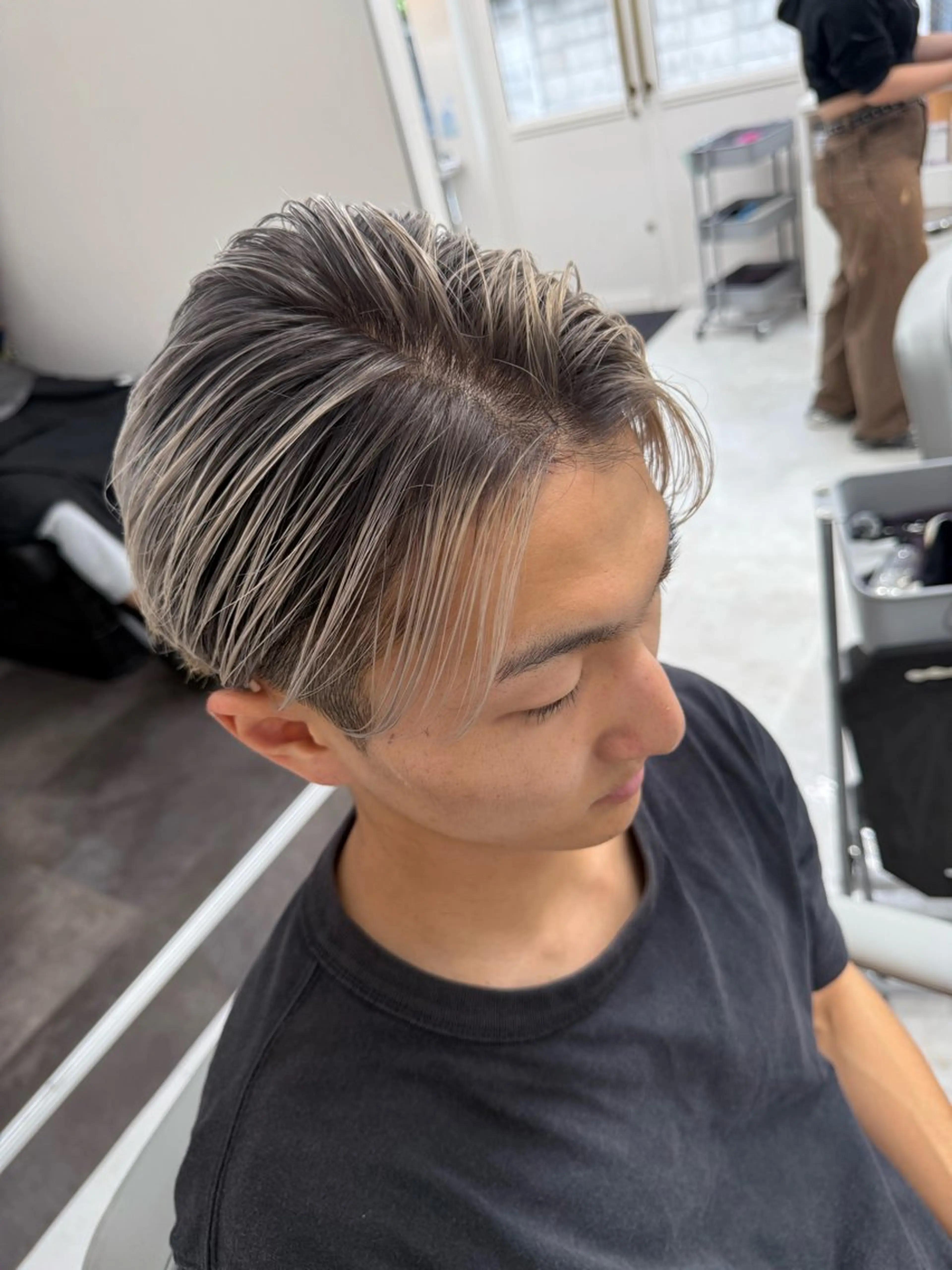 カラー メンズ カット ヘアカラー トリートメント ヘアセット 【バレイヤージュ】 🔥メンズRYUTAのヘアスタイル