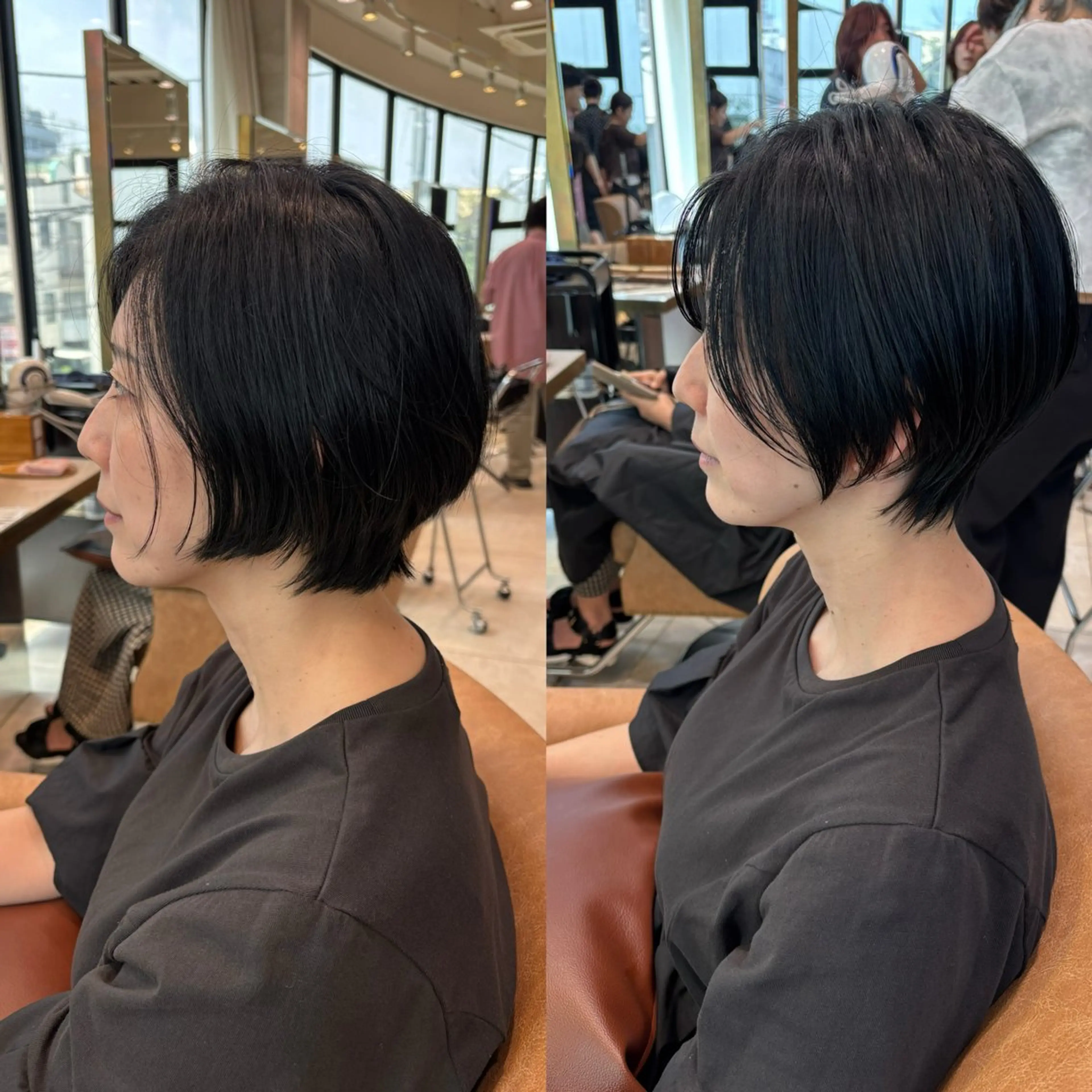 ショート カット トリートメント 無料カットモデル /小顔ショート/荒砂のヘアスタイル