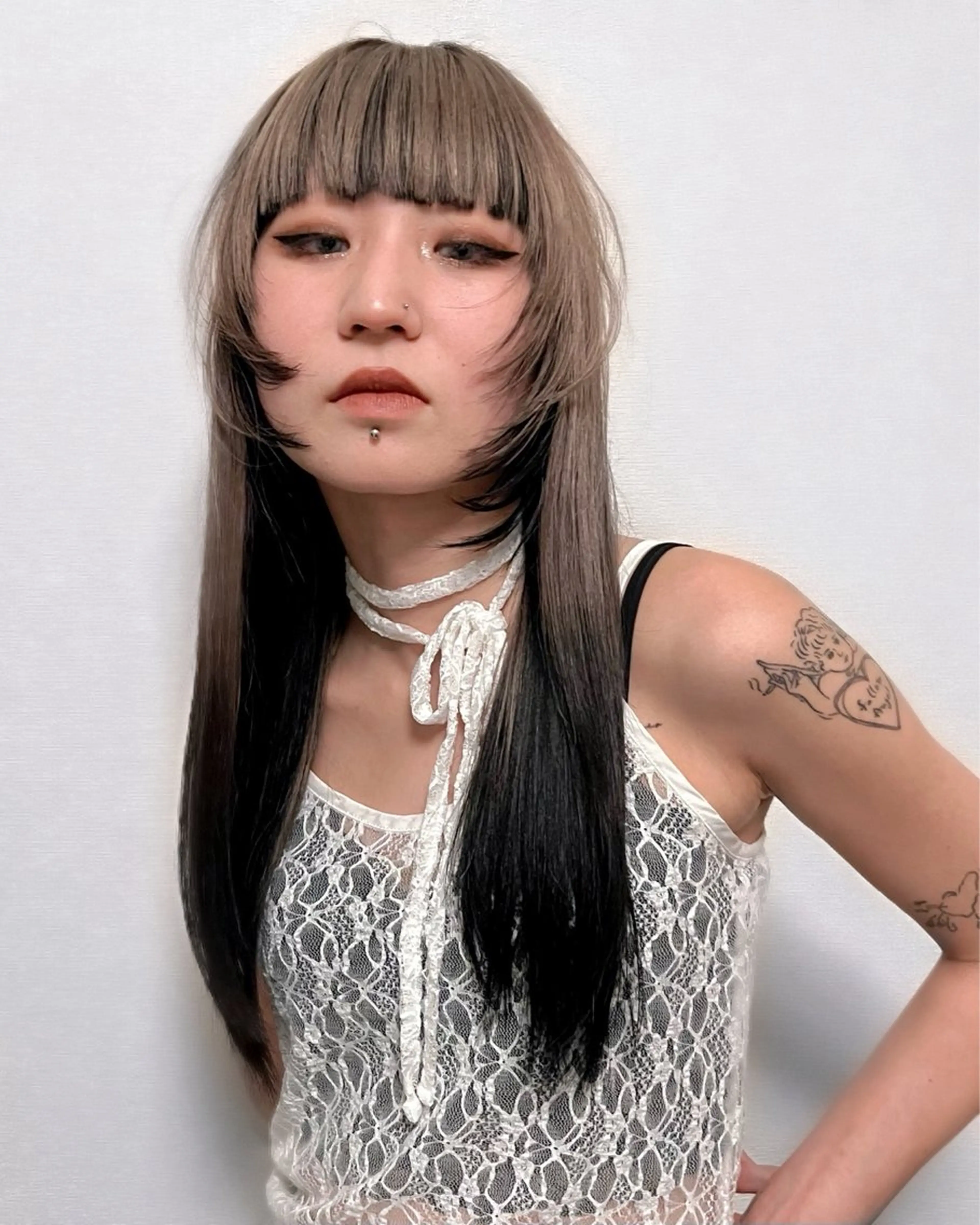 ロング カラー 名古屋栄/ブリーチ/ ボブ🧃木下桃嘉のヘアスタイル