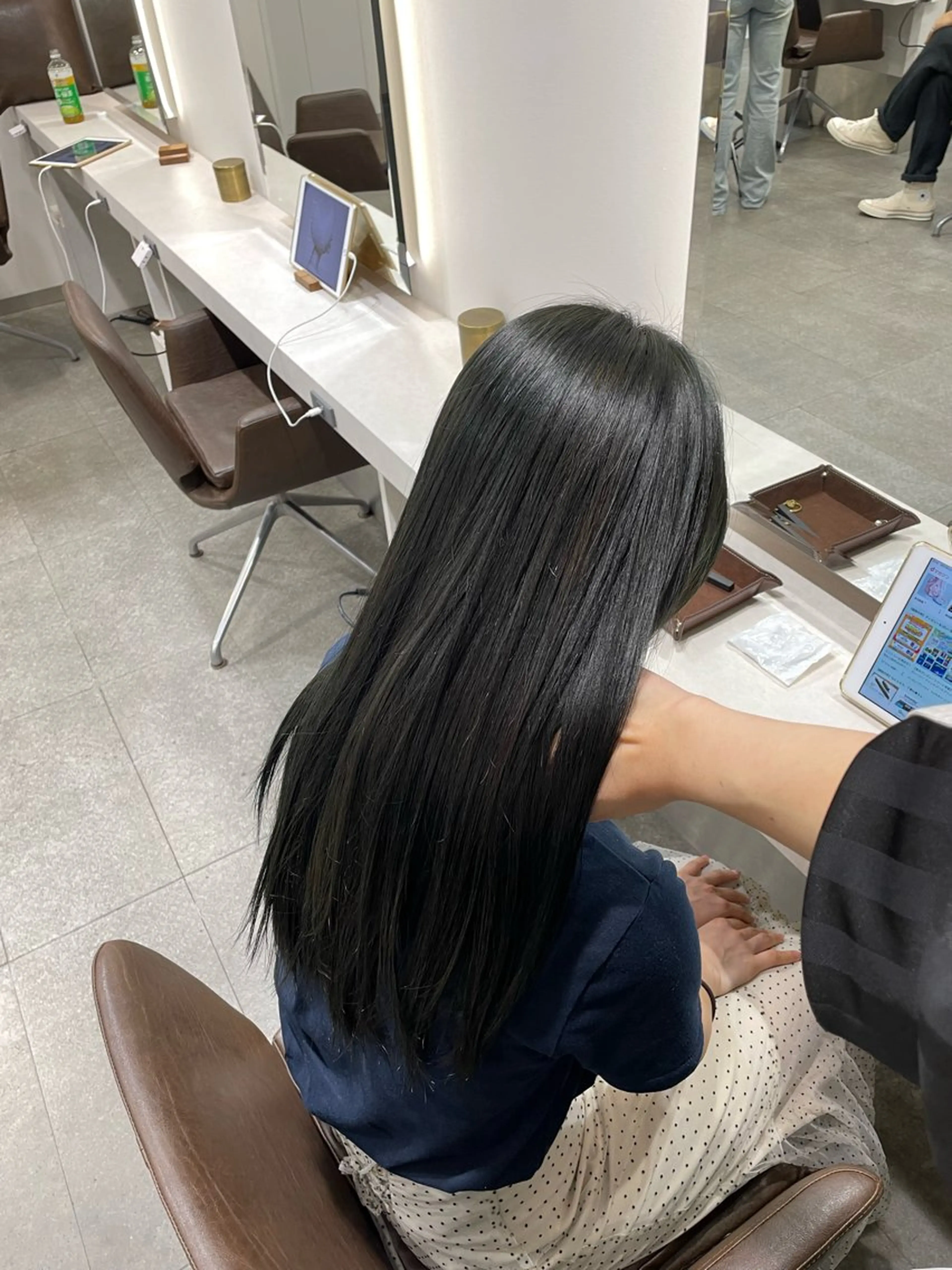 ロング ハイライトデザイン 特化/表参道/みづきのヘアスタイル