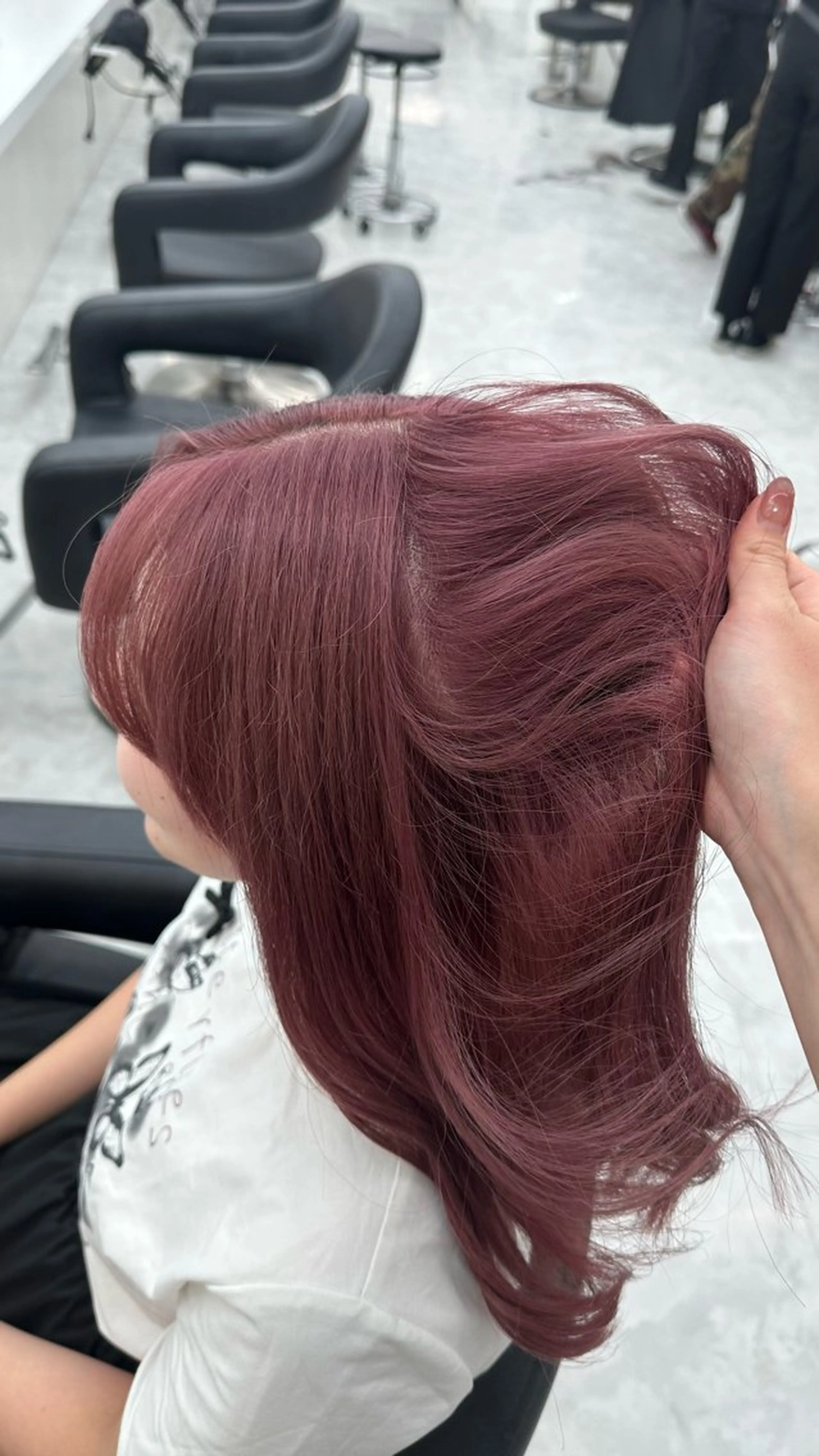 ロング カラー ヘアカラー トリートメント ヘッドスパ ヘアセット ガーリーstyle ❤︎misaki🏹のヘアスタイル