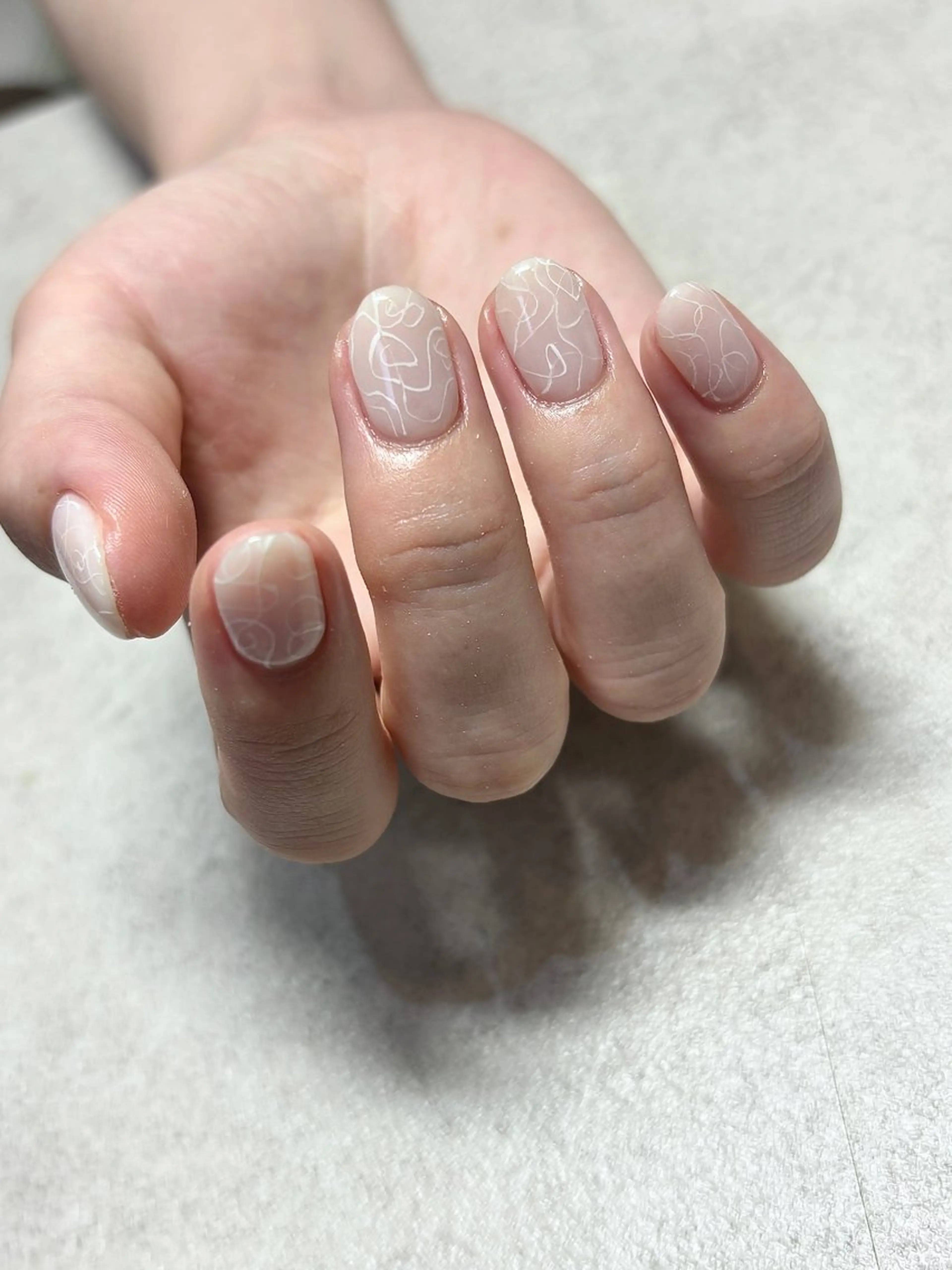 ネイル 持ち込み ニュアンスネイル オフィスネイル ショートネイル シンプルネイル ハンドネイル acs.n所属・ネイル，耳つぼ 風間すみれのその他イメージ