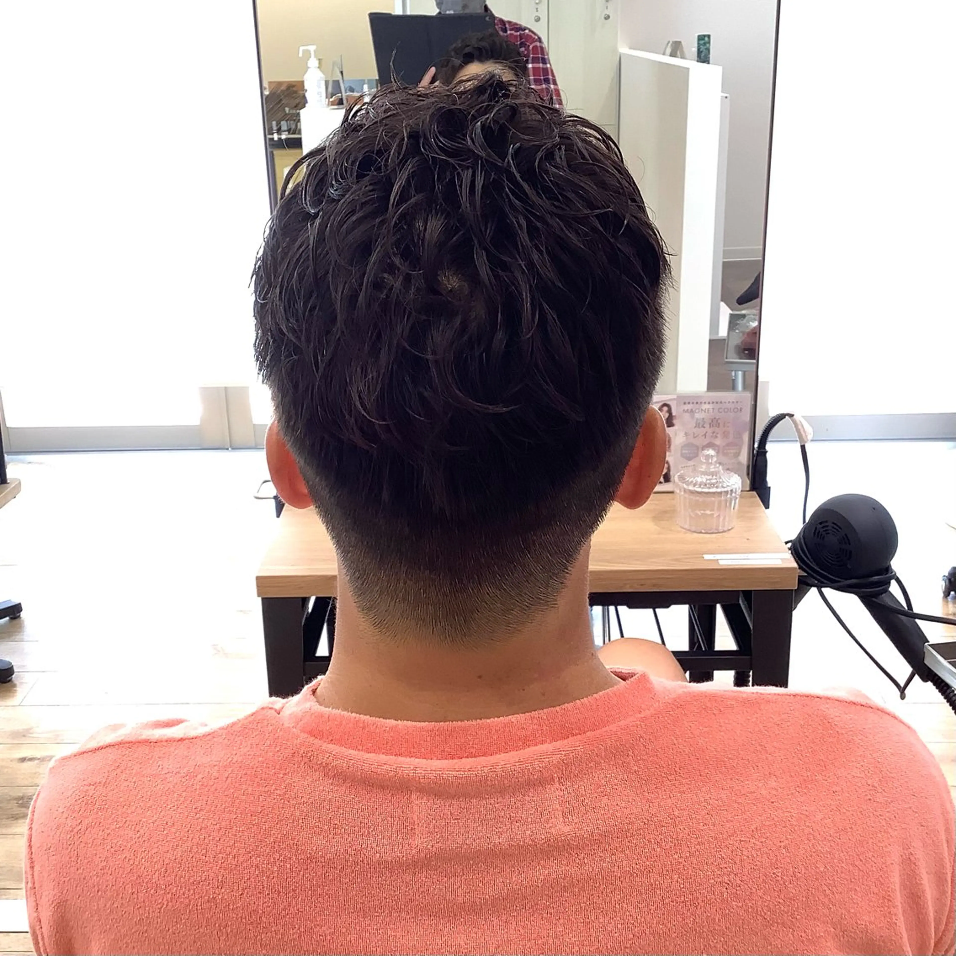 ショート パーマ メンズ カット パーマ エイジングケア特化 美容師✂️山崎竜二のヘアスタイル