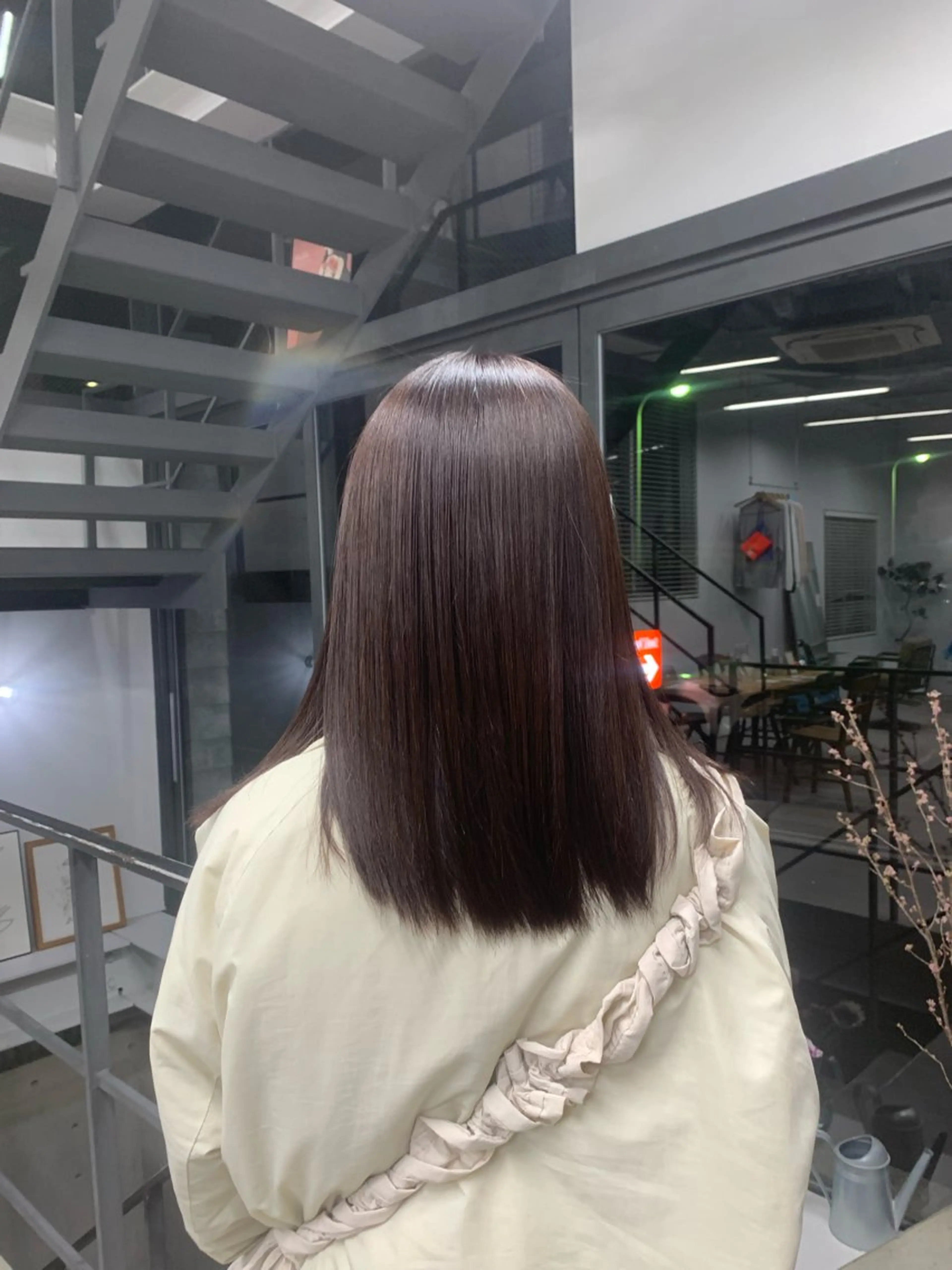 カラー ヘアカラー 御器所／髪質 改善カラー／まりえのヘアスタイル