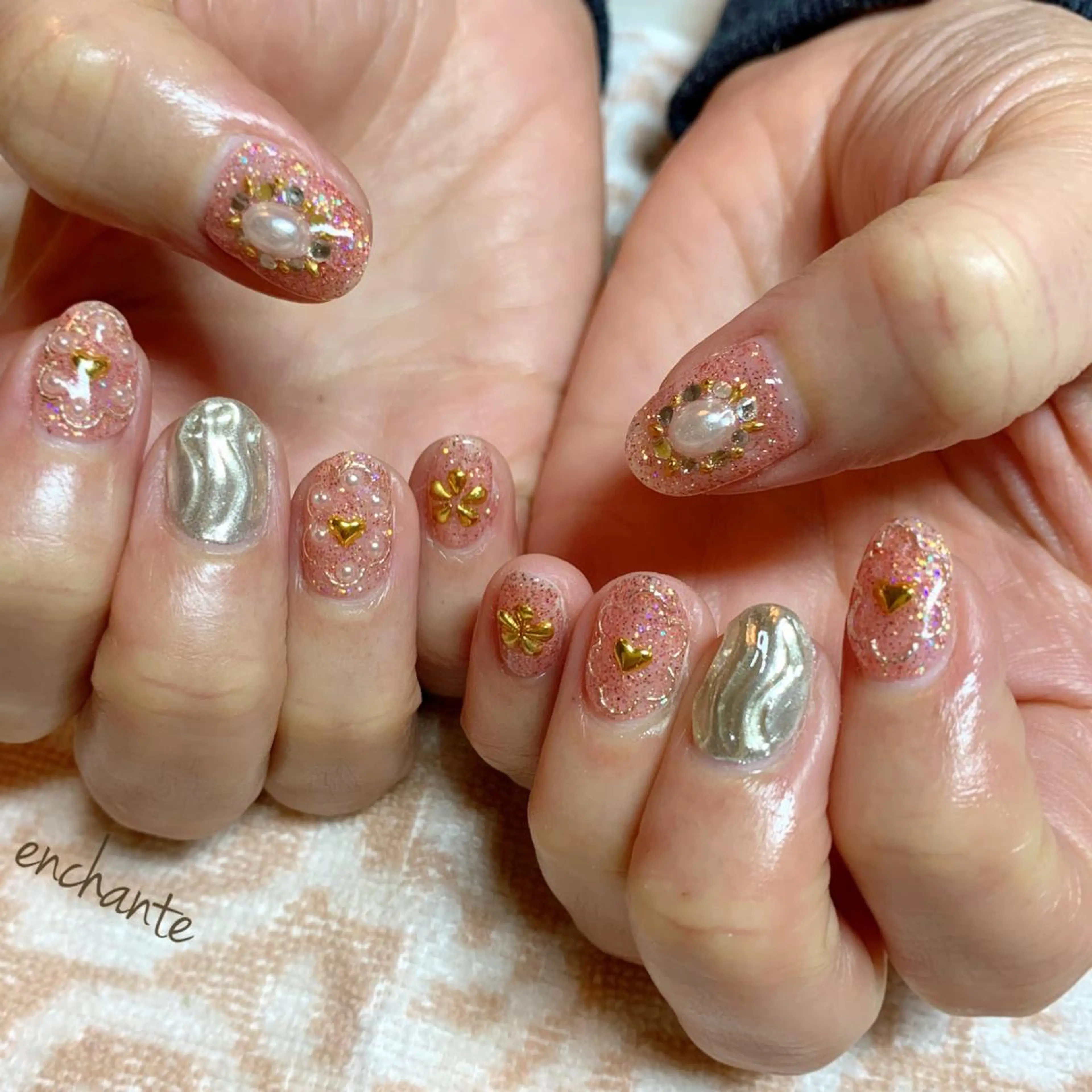 ネイル アンシャンテ所属・enchante 自由が丘のネイルデザイン