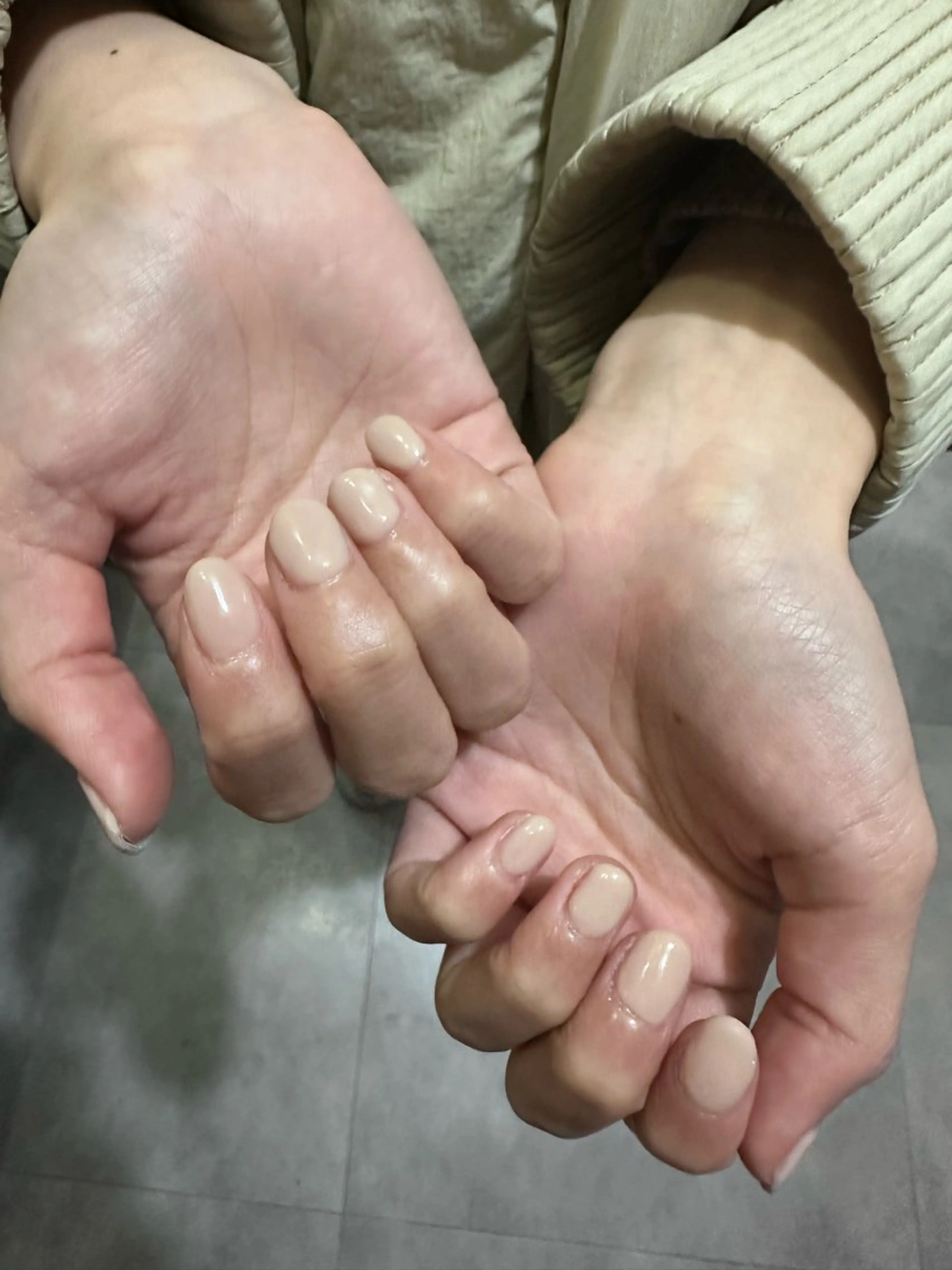 ネイル ワンカラーネイル 蛭子 美優のネイルデザイン