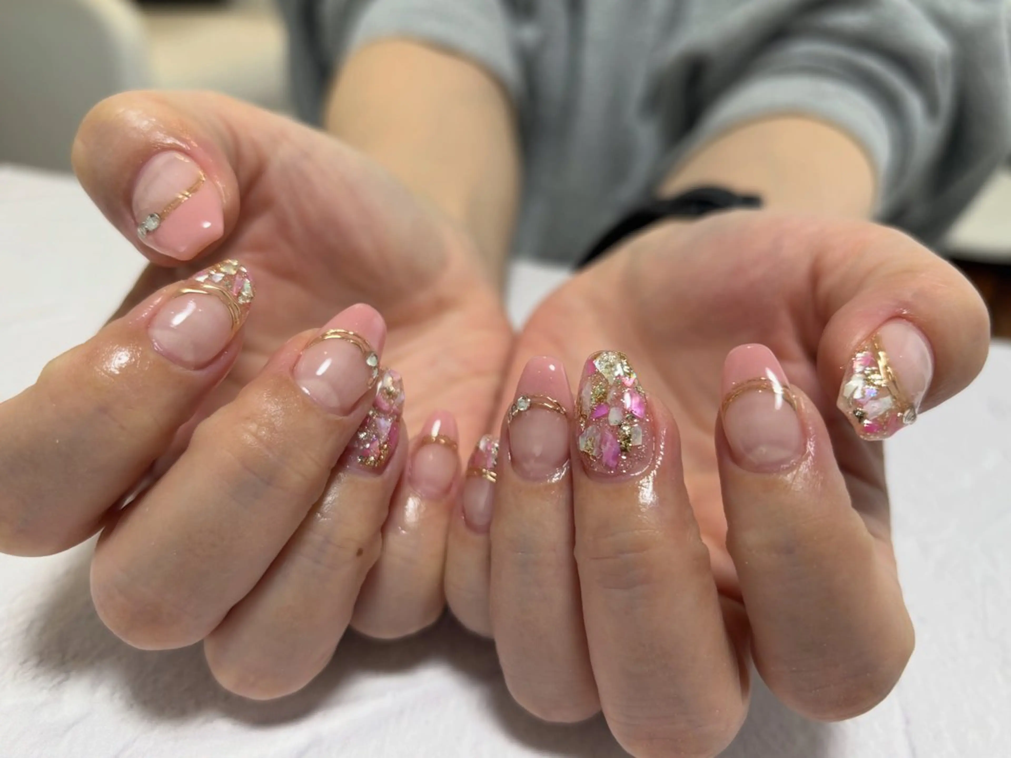 ネイル ハンドネイル 愛川町 あんすりうむのネイルデザイン