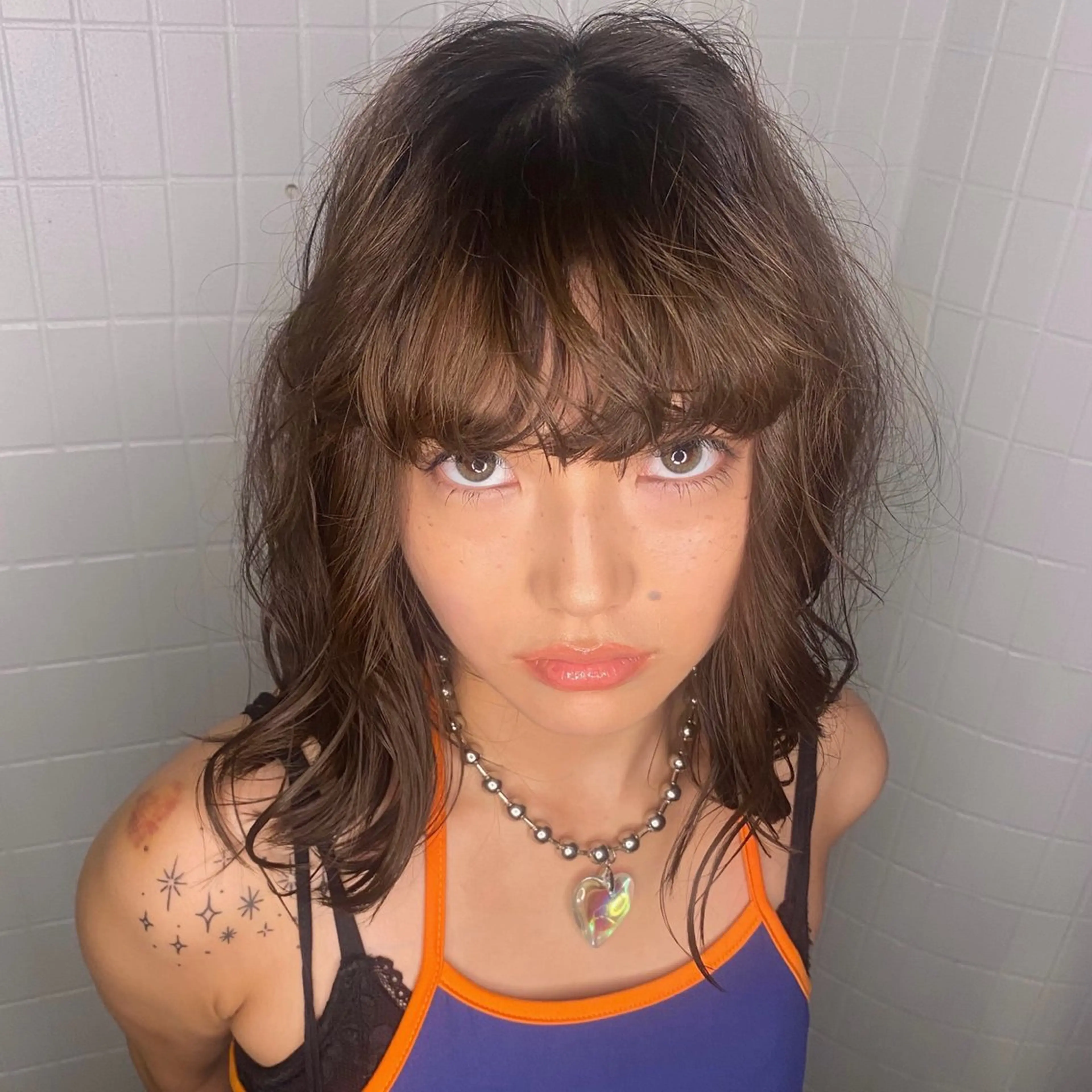 ミディアム SHIN レイヤー‪‪カットのヘアスタイル