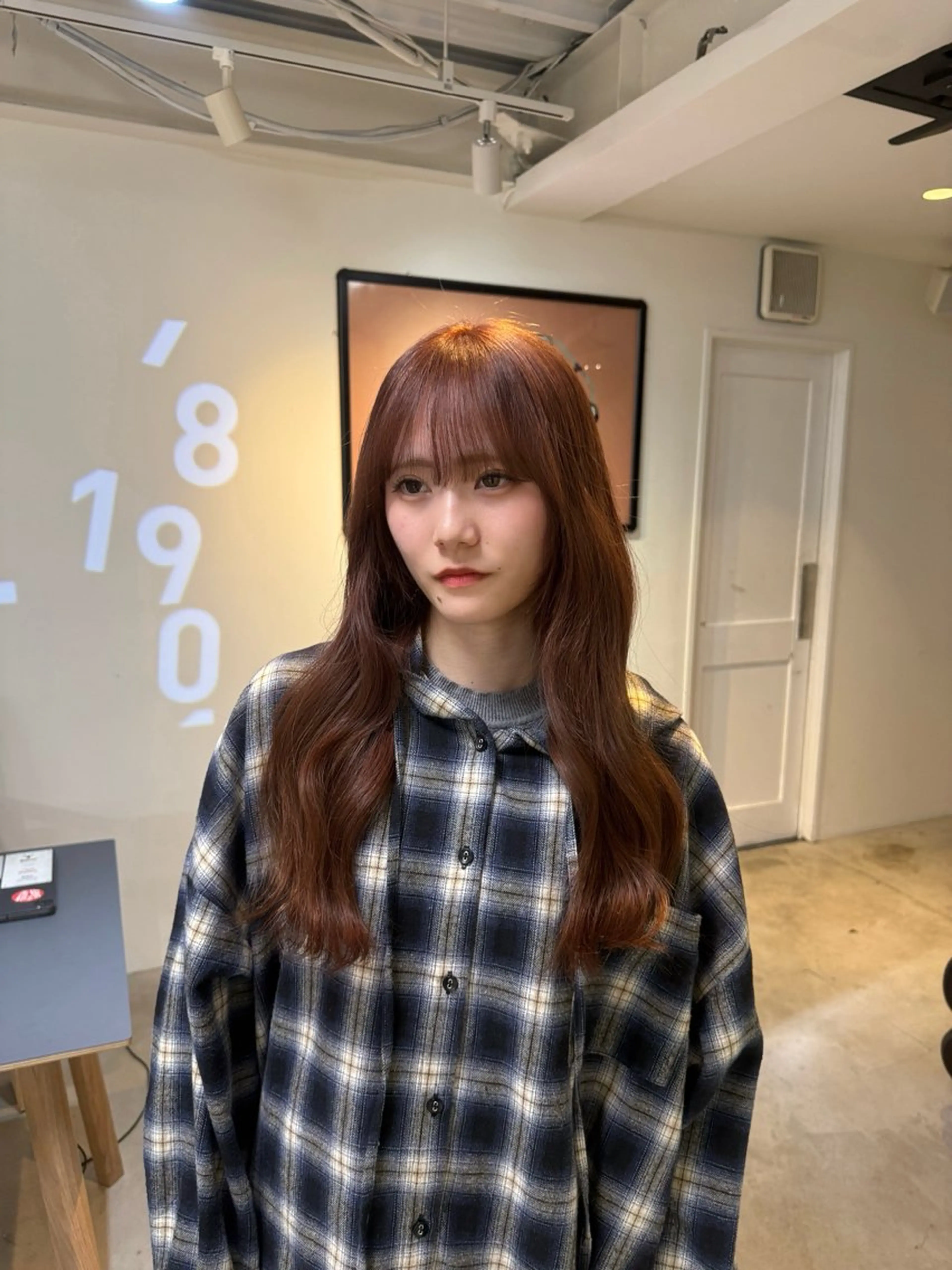 ロング カラー ベージュカラー ピンクカラー ピンクベージュ ヘアカラー うる艶カラー 🪐💫serenaのヘアスタイル