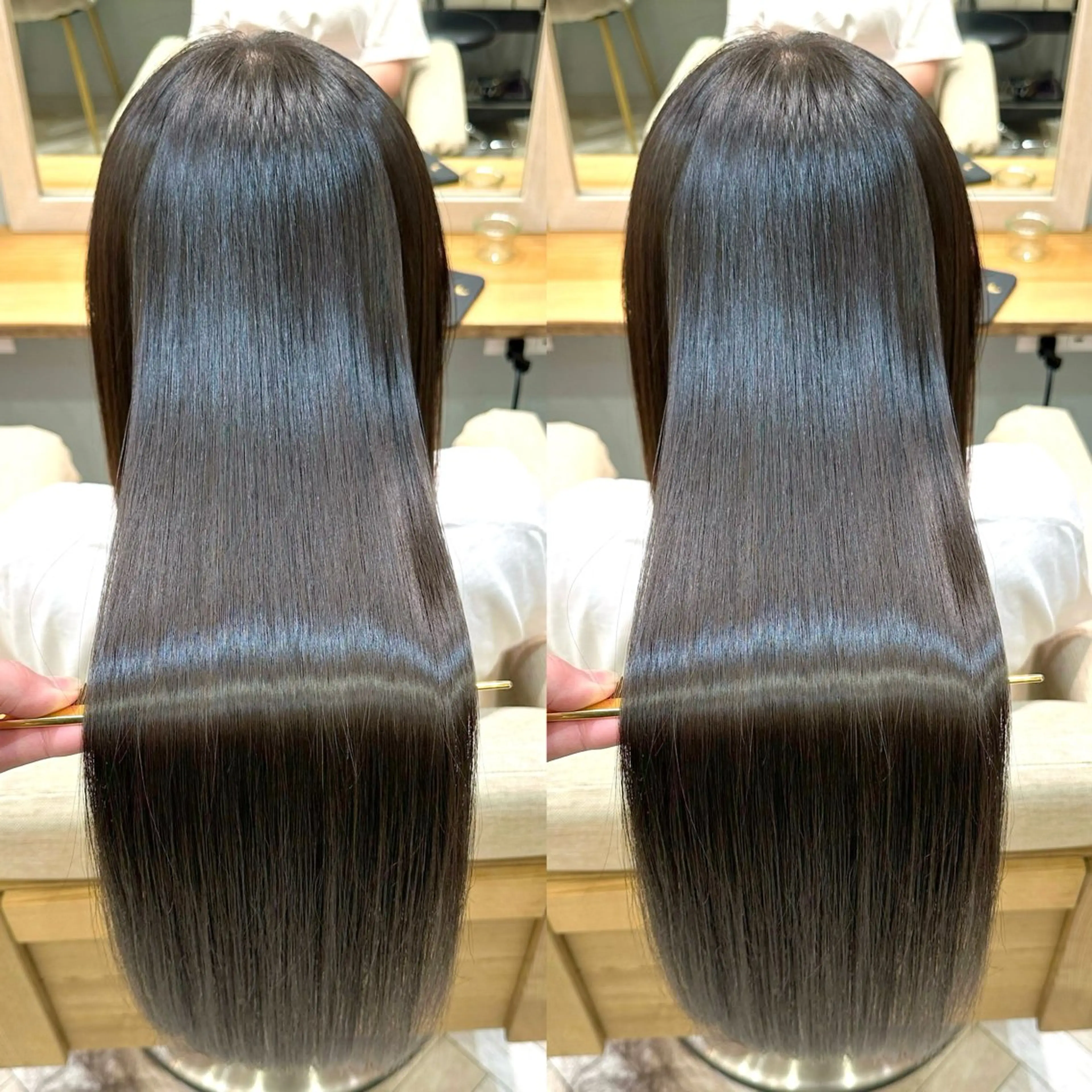 ロング 縮毛矯正 縮毛矯正 トリートメント 韓国/ワンホン/新宿 /Rumiのヘアスタイル