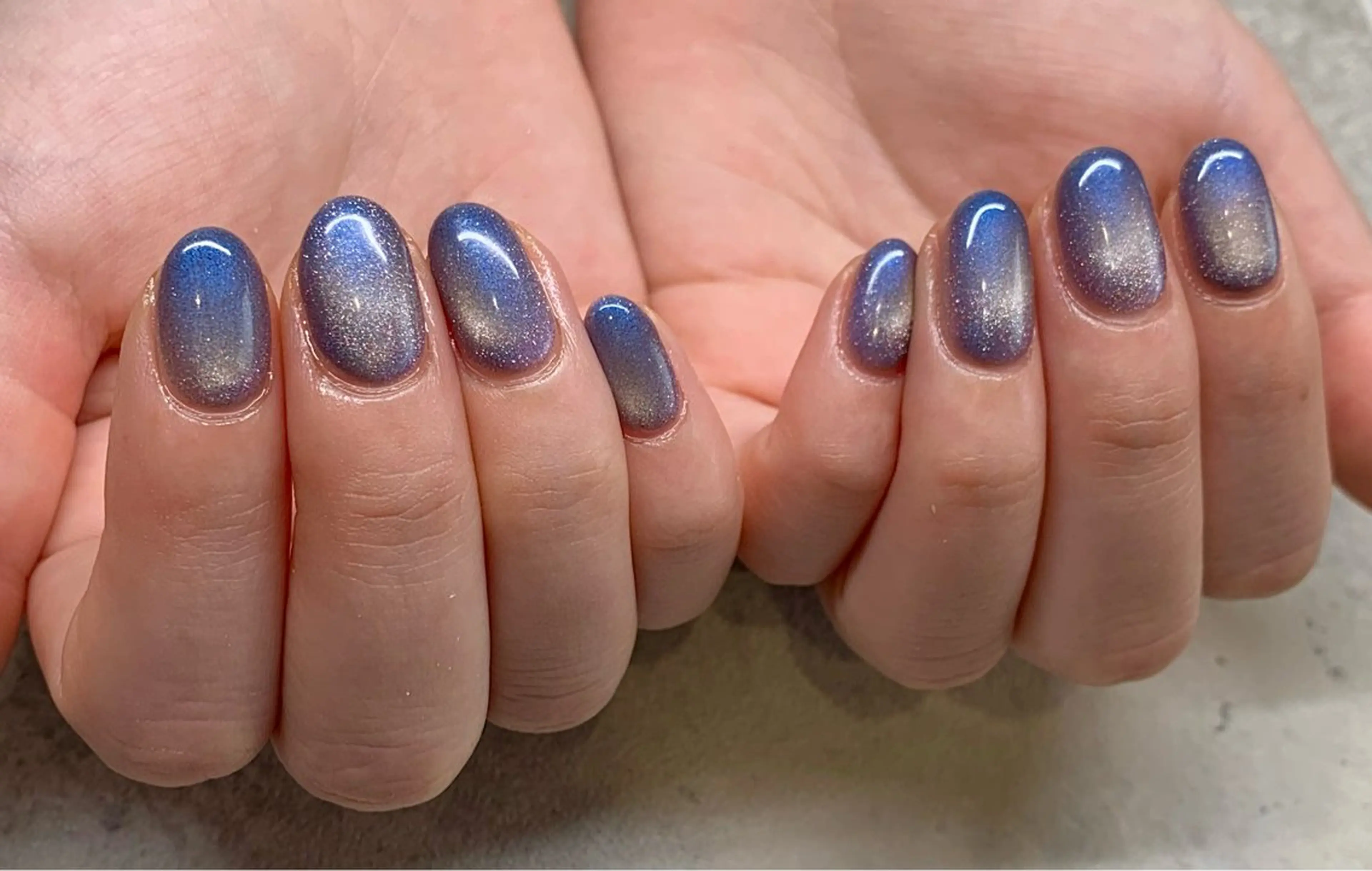 ネイル フラッシュネイル マグネットネイル ニュアンスネイル オフィスネイル ショートネイル sufu. nail YUKIのネイルデザイン