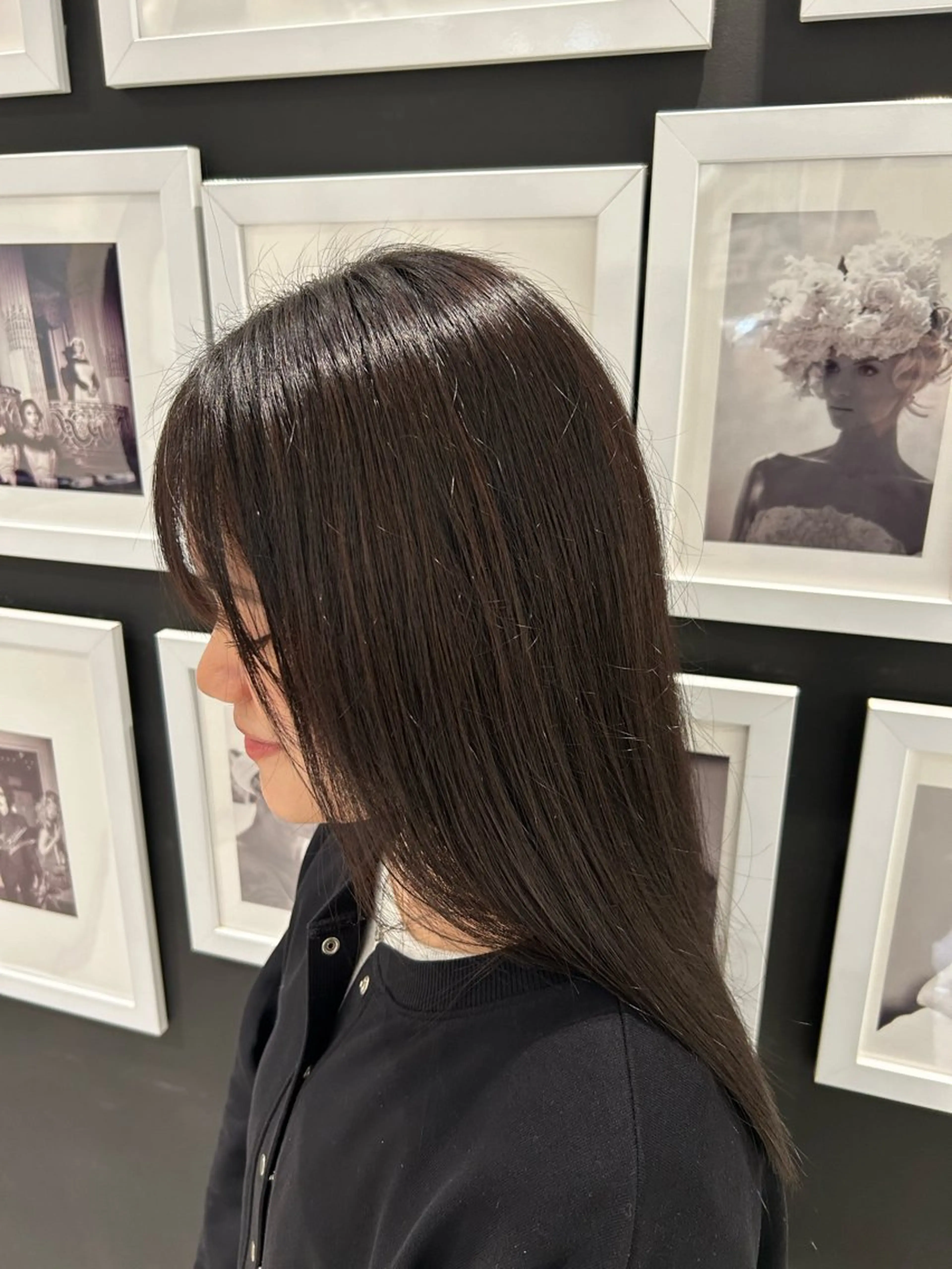 ロング カラー ダークグレー ダークグレージュ グレージュ 新横浜CLOVER 本店🍀 鈴木 陽太のヘアスタイル