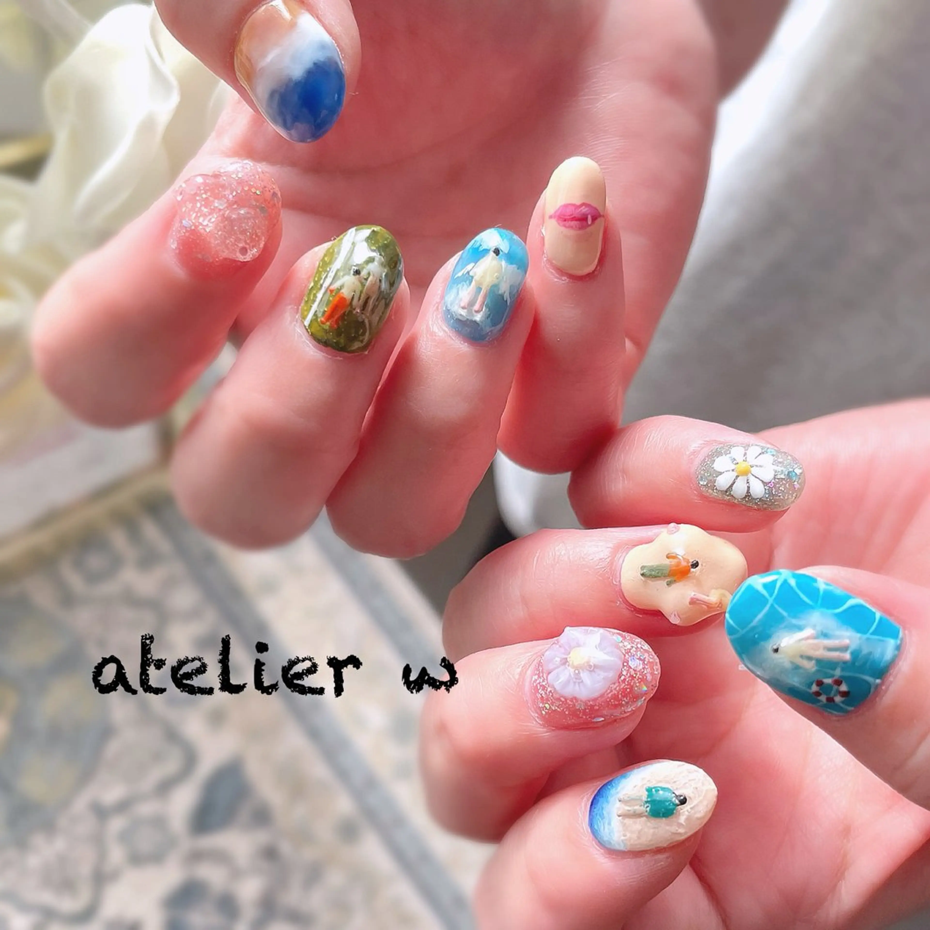 ネイル ハンドネイル atelier w/tetoro所属・高橋 わかなのネイルデザイン