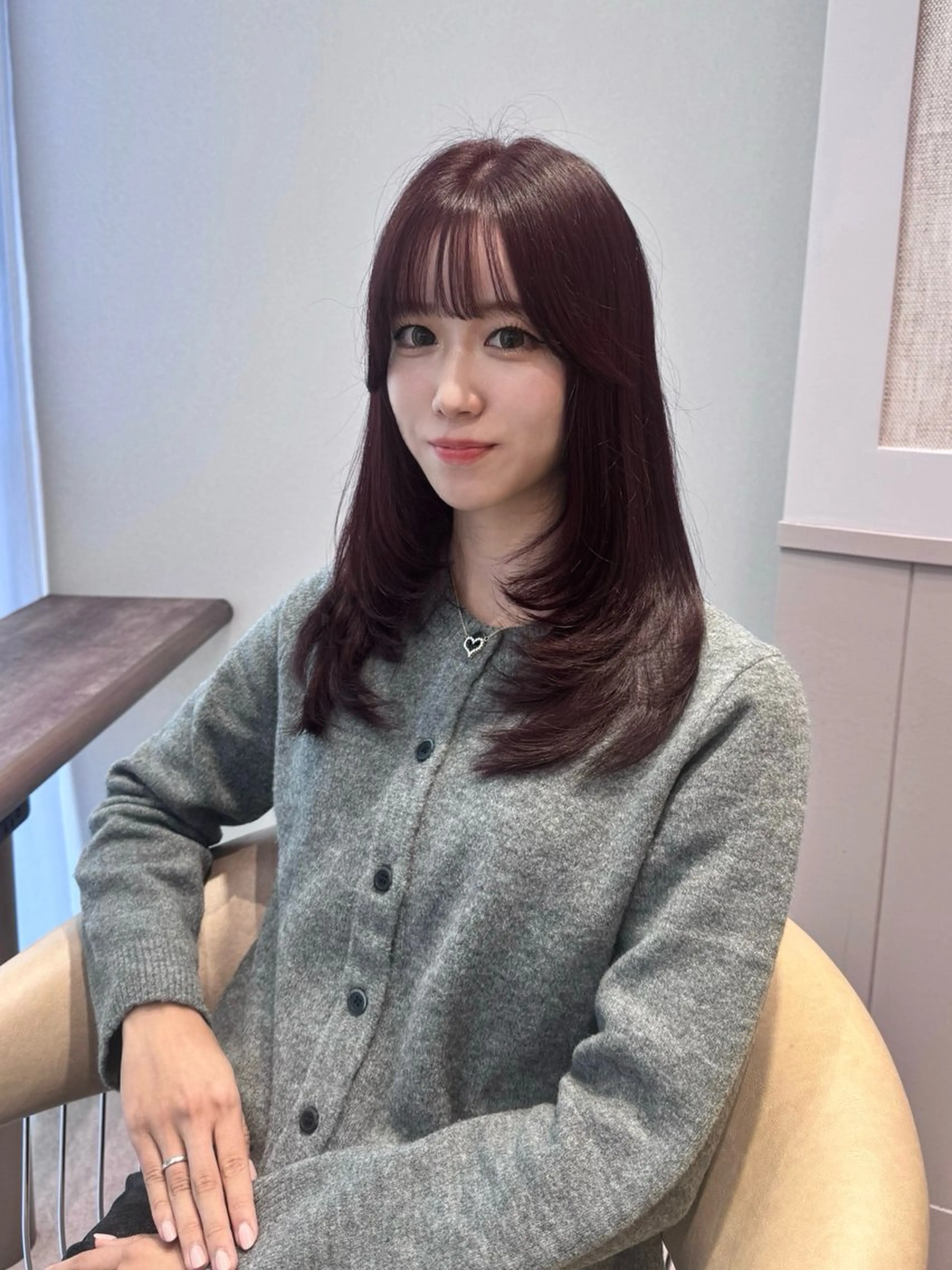 ロング カラー カット ヘアカラー トリートメント 🩷韓国レイヤー/髪 質改善🩷Sayaのヘアスタイル