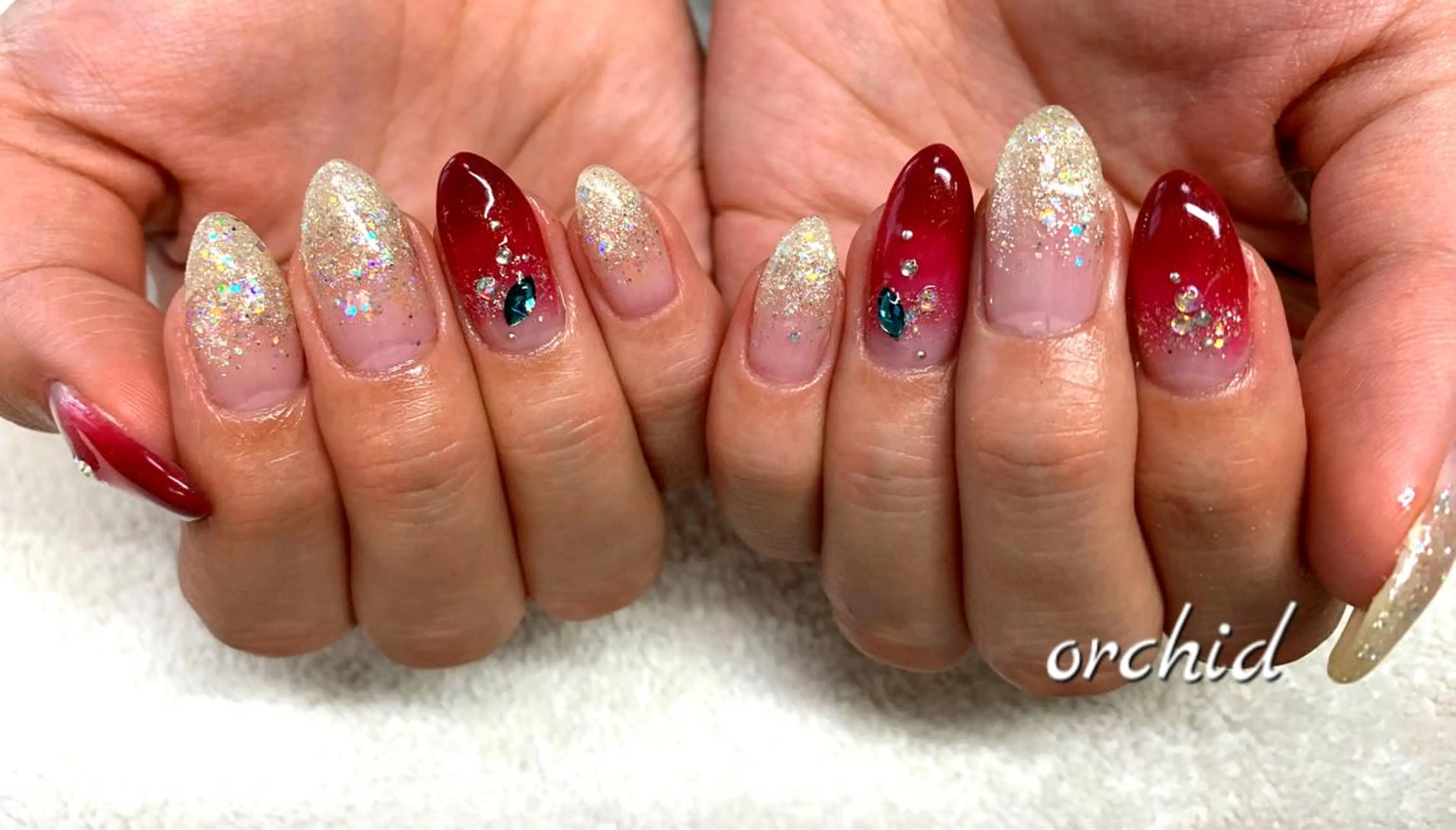 ネイル orchid ♡オーキッドのネイルデザイン