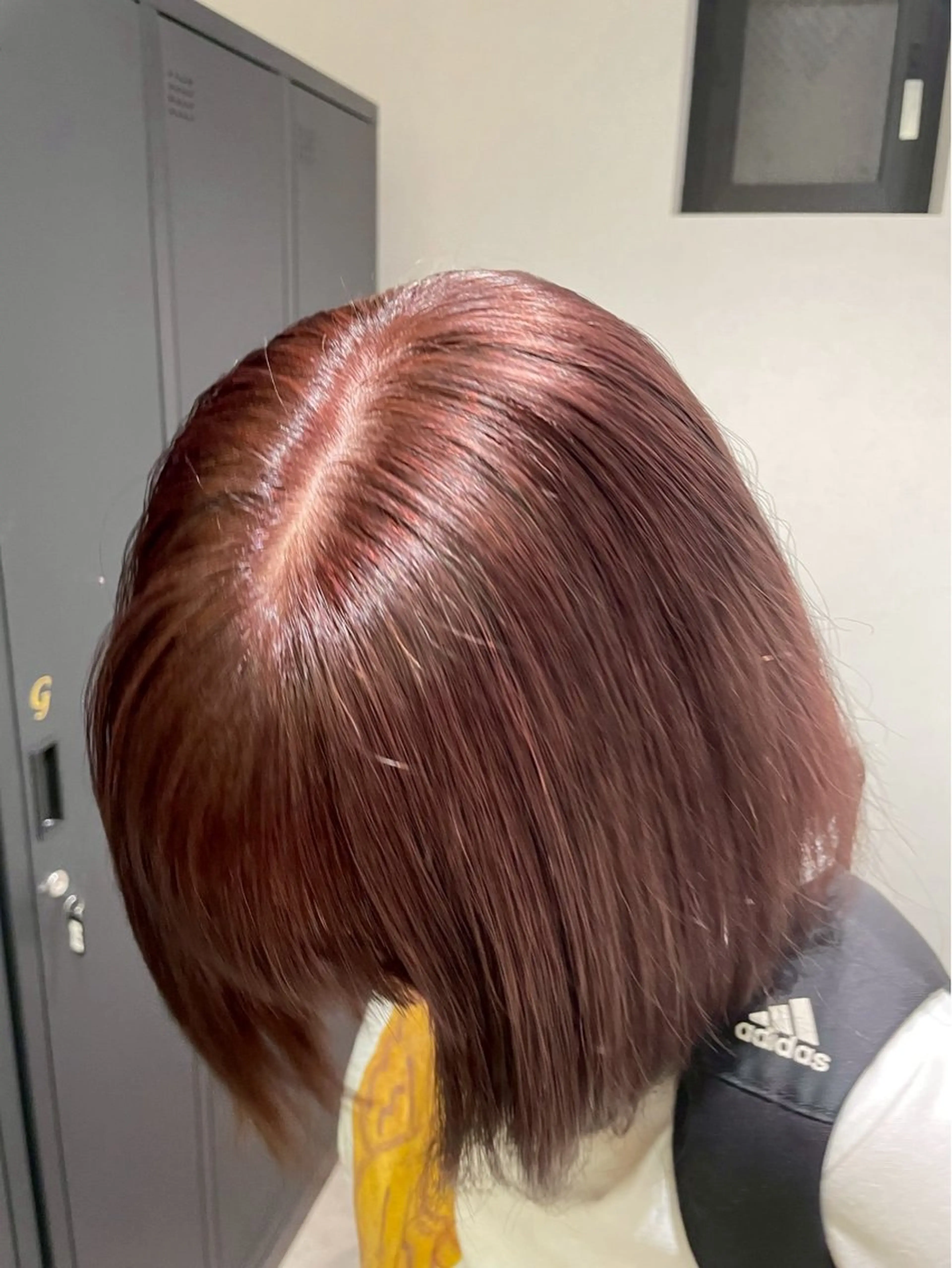 ミディアム ヘアカラー 🧵個性派/横浜パー マ/暖色/ミミのヘアスタイル