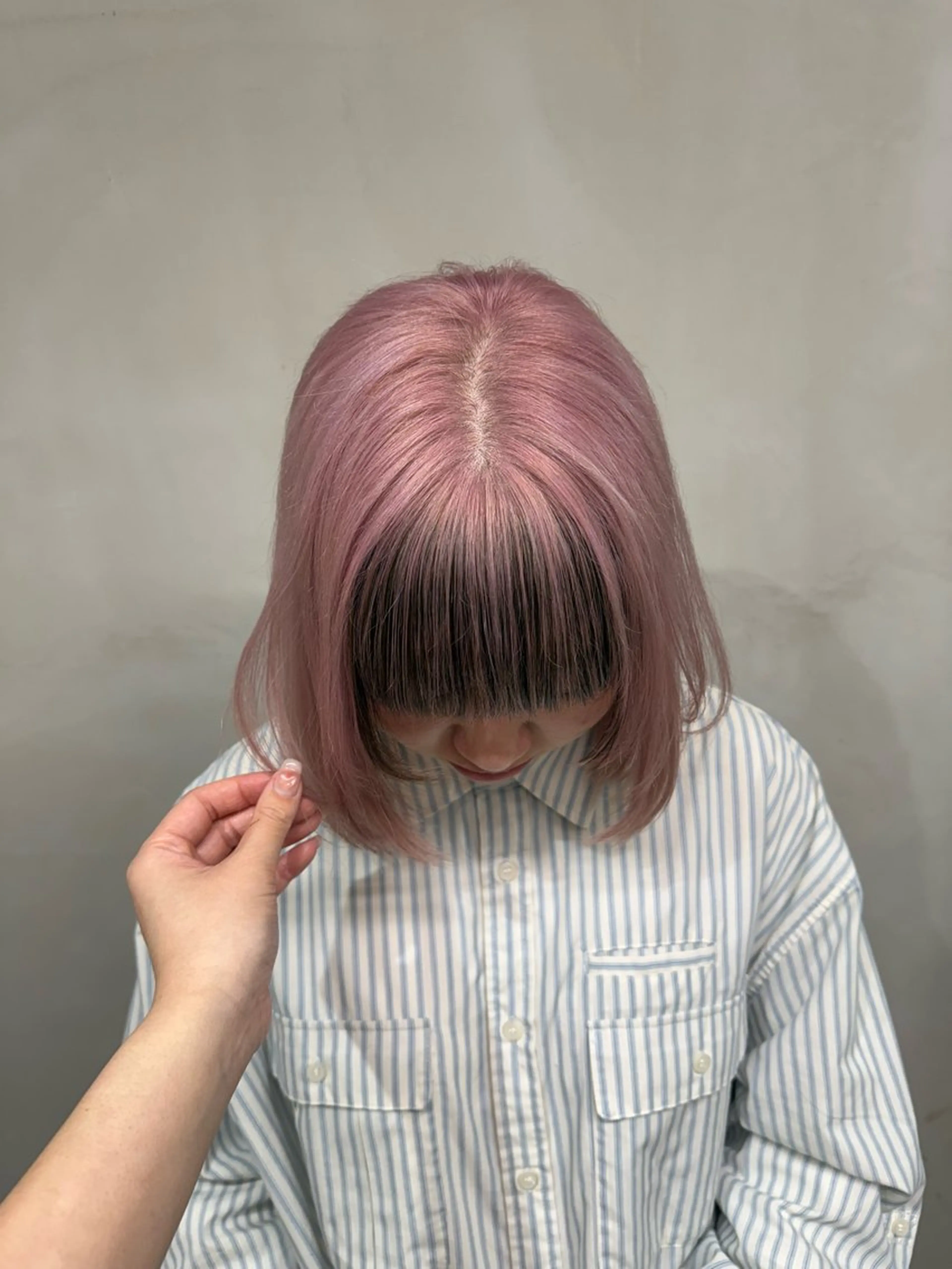 ブリーチオンカラー＋3ステップトリートメント（3種類のtr）の写真