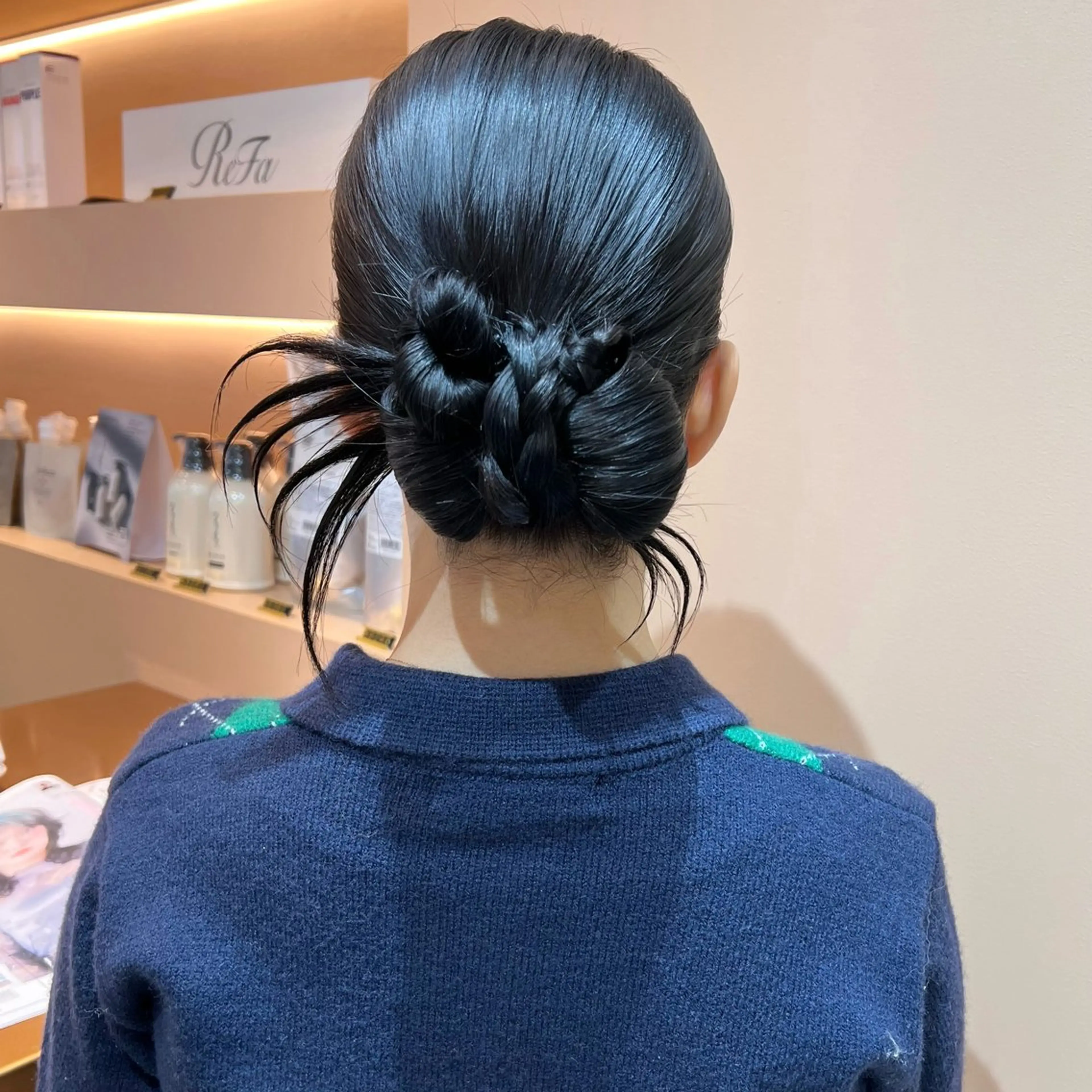 セミロング ヘアアレンジ 韓国風ヘア ヘアセット ✨カチモリ✨レイヤー 韓国ヘア🇰🇷ゆいのヘアスタイル