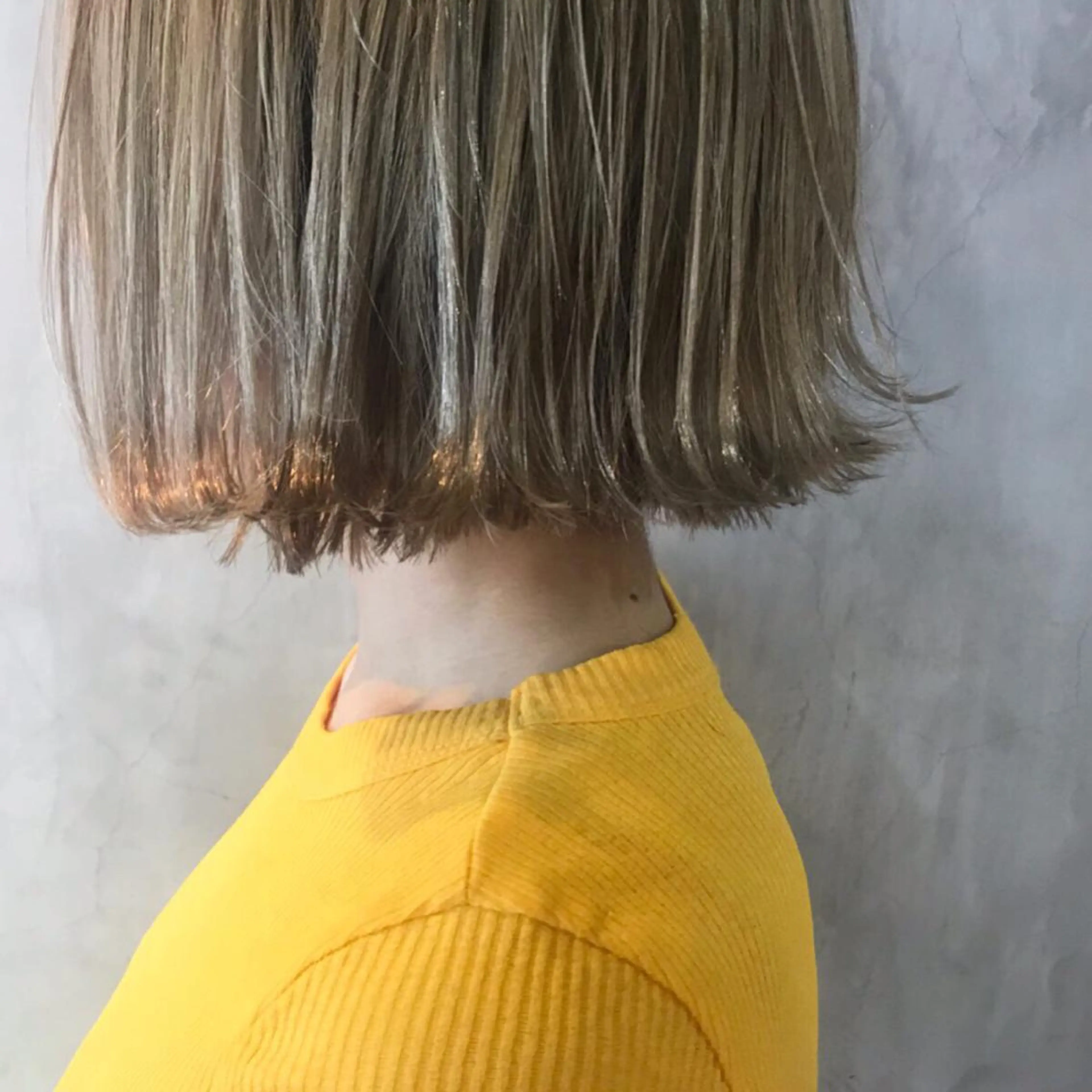 ショート カラー ヘアアレンジ 切りっぱなしボブ ボブ stylist/蛯谷 珠里のヘアスタイル