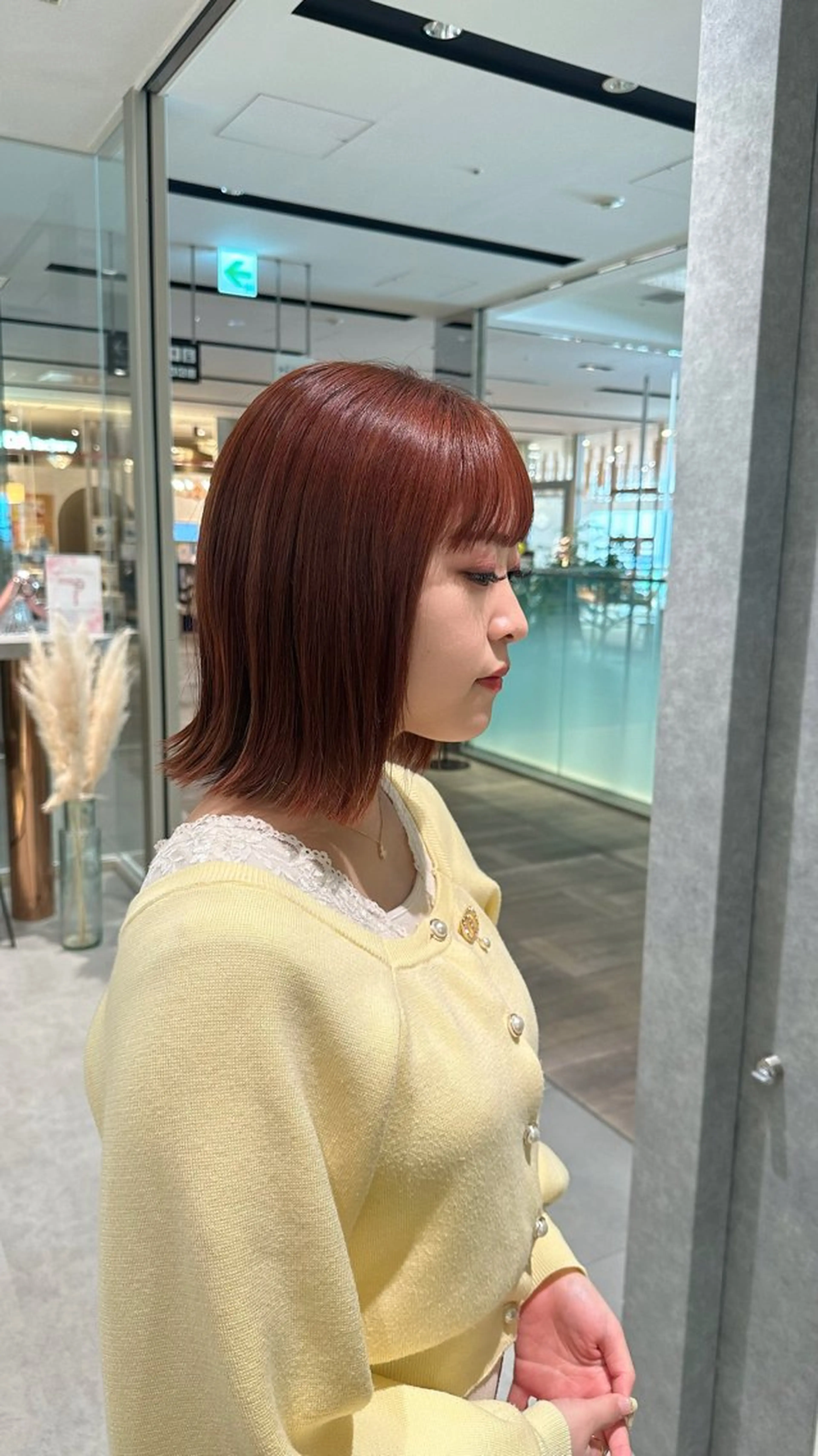 ミディアム カラー 高松 沙耶のヘアスタイル