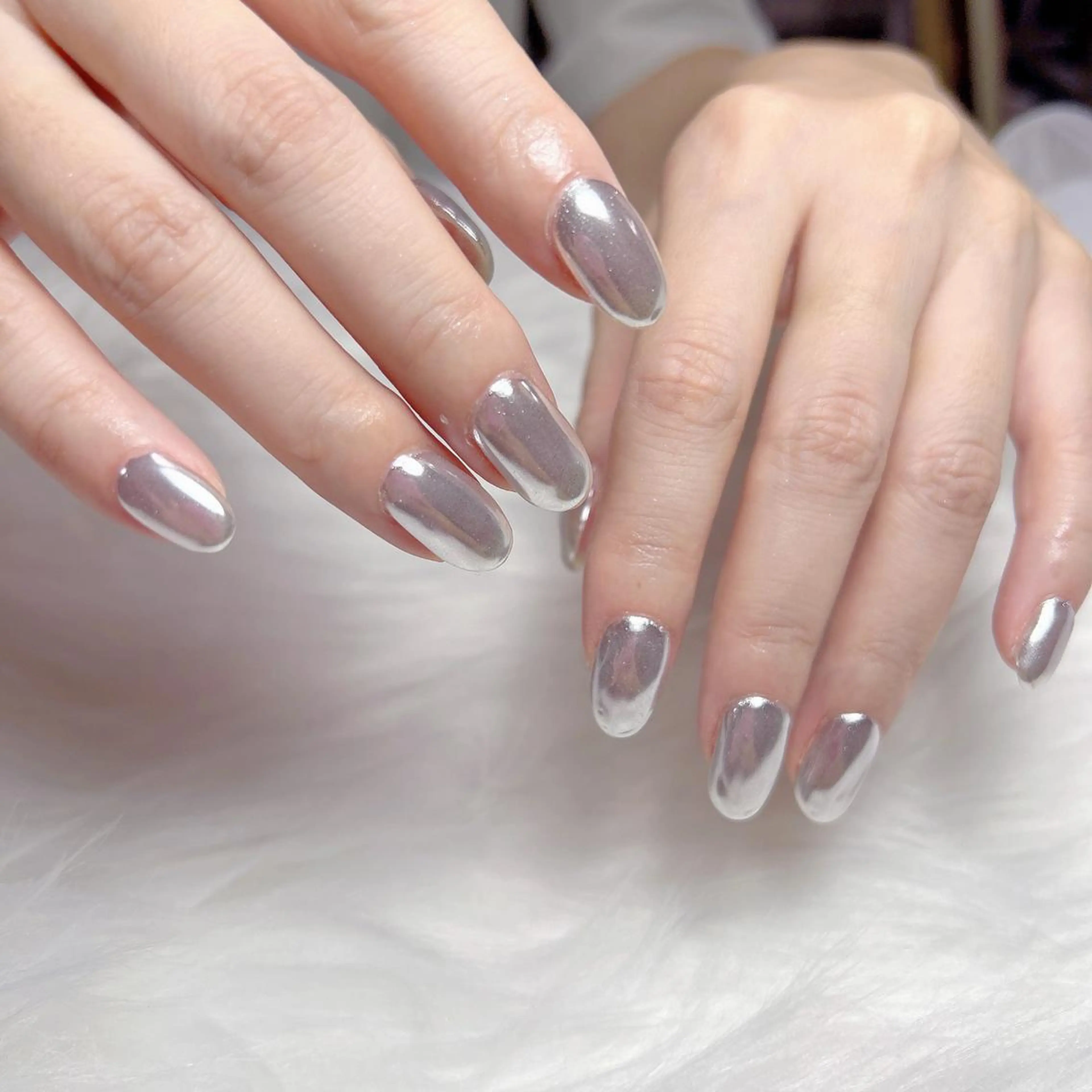 ミラーネイル　オフ無しの写真