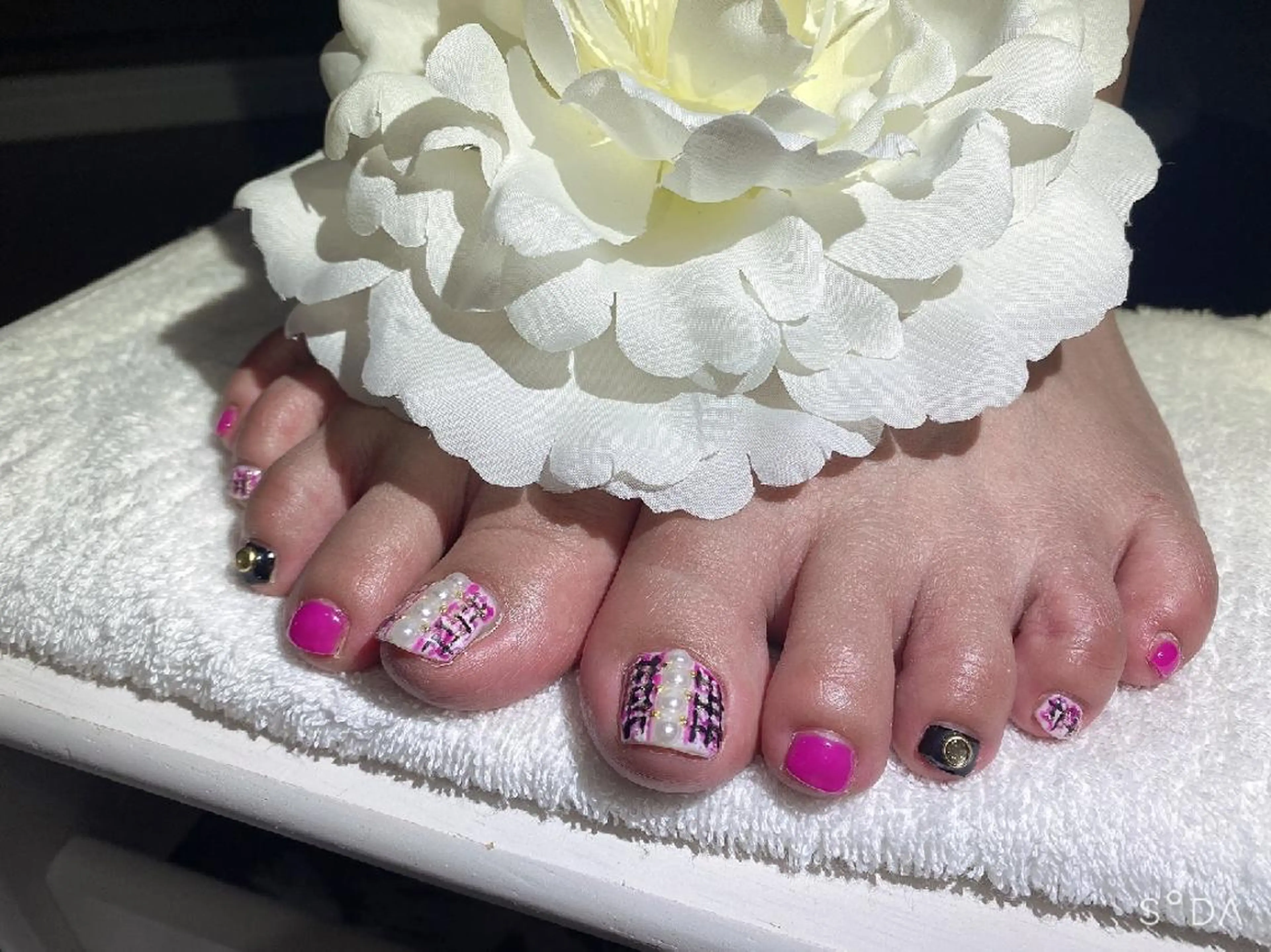 ネイル 持ち込み ツイードネイル 佐野 愛美のエステ・リラクイメージ