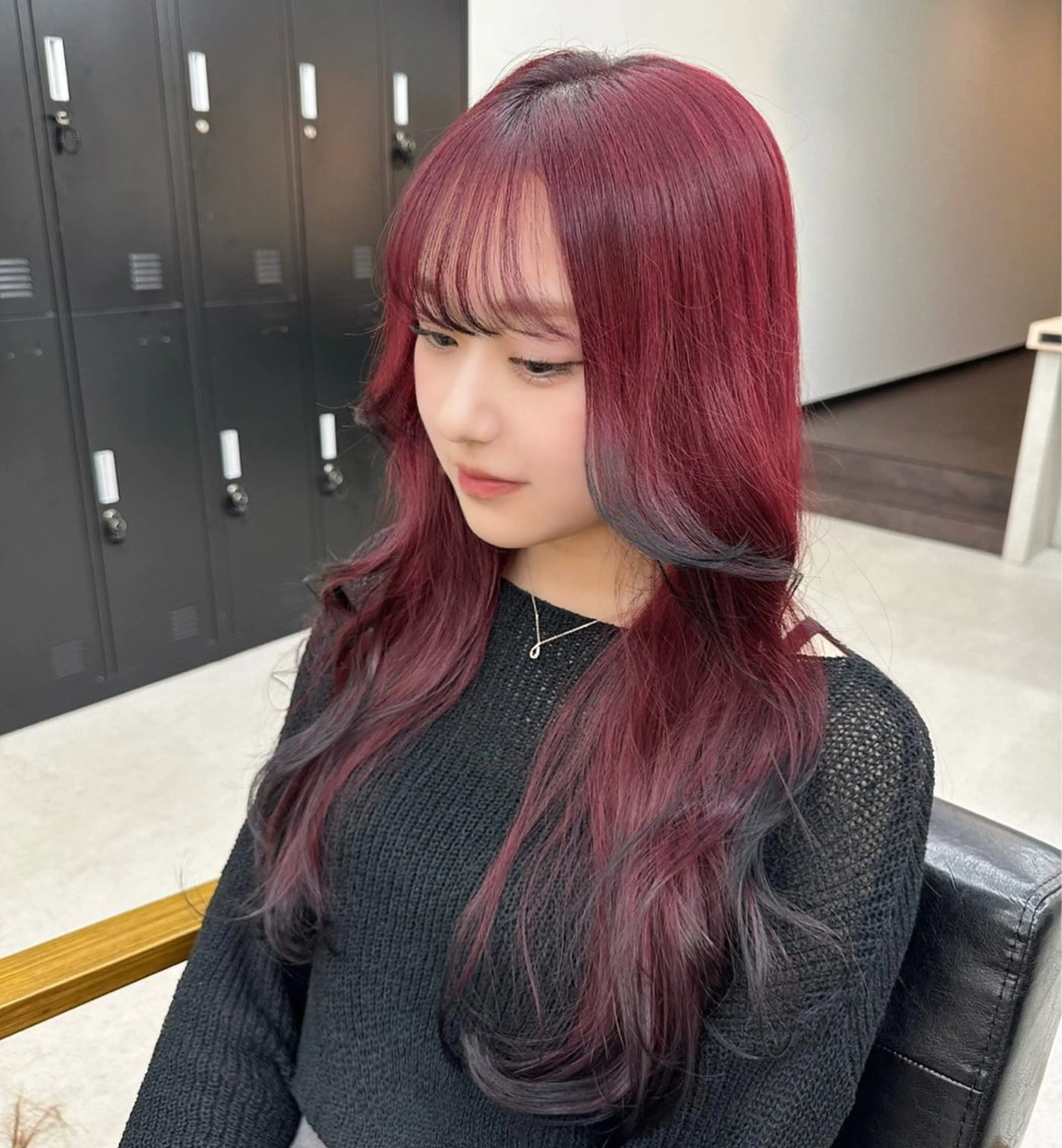 ロング カラー ヘアカラー トリートメント 𝐑𝐲𝐮𝐤𝐢 【店長】ALEAPのヘアスタイル