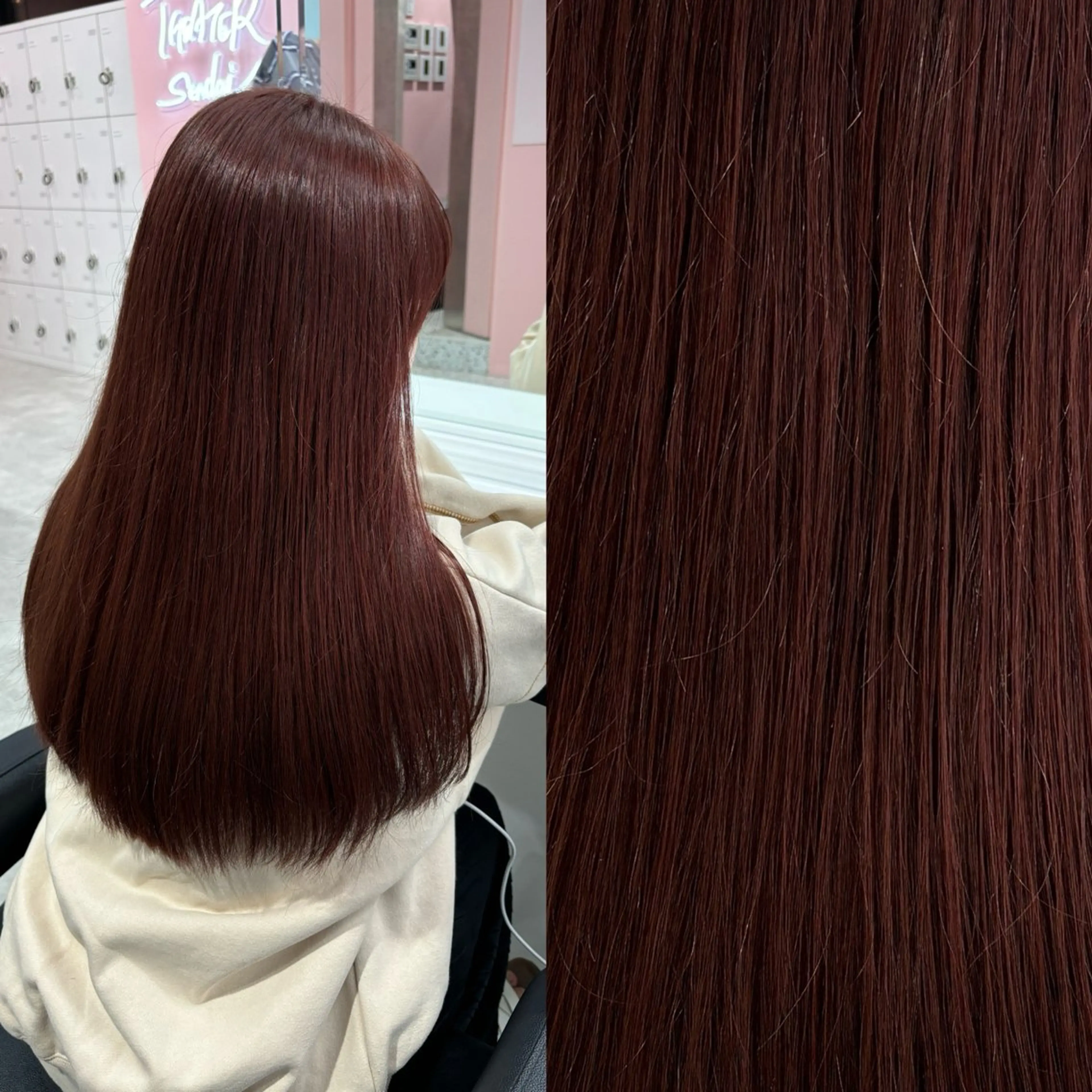 ロング カラー エフェクトブリーチ／ レイヤーカット／翔のヘアスタイル