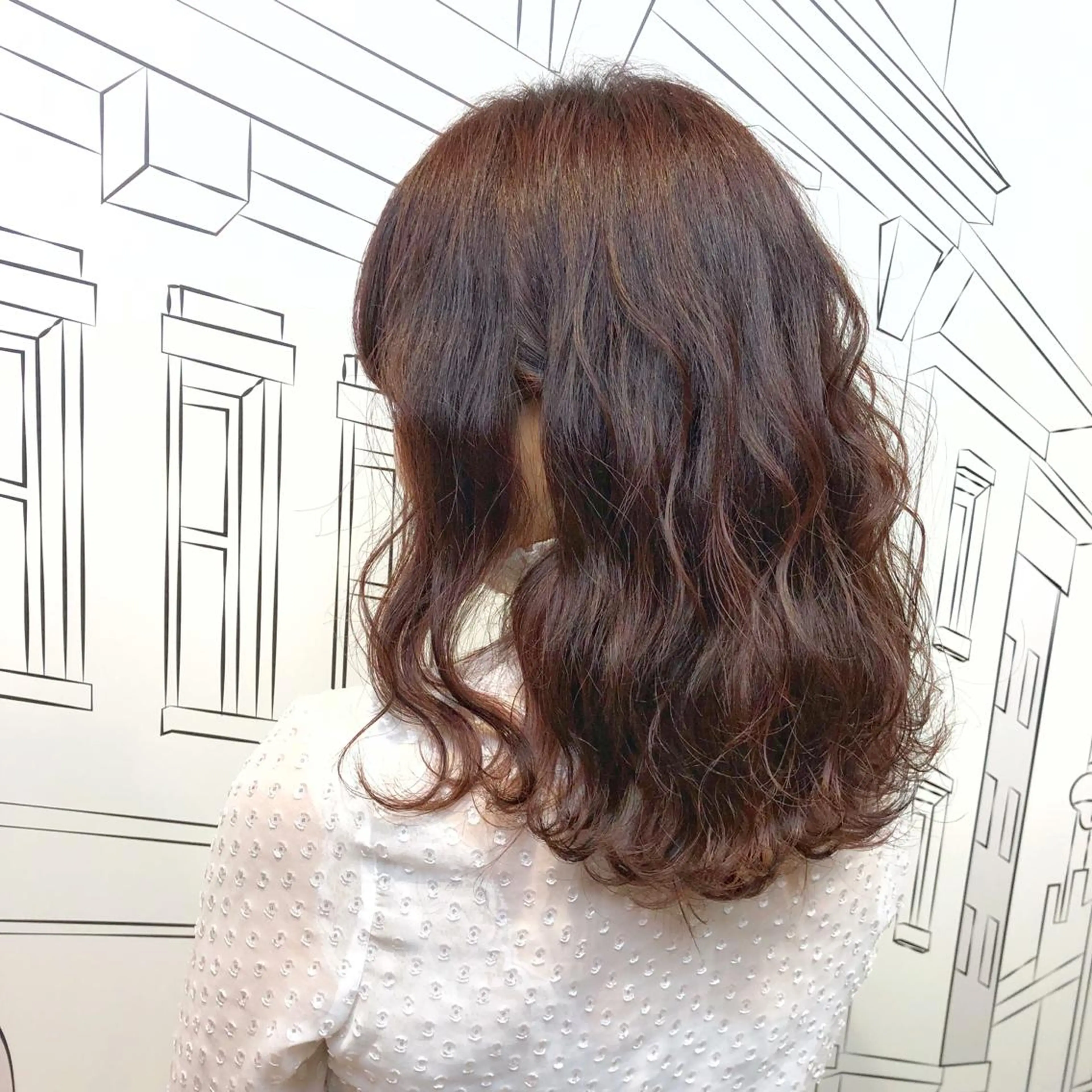 ミディアム レイヤー⭐️カラー ⭐️平川雅史のヘアスタイル