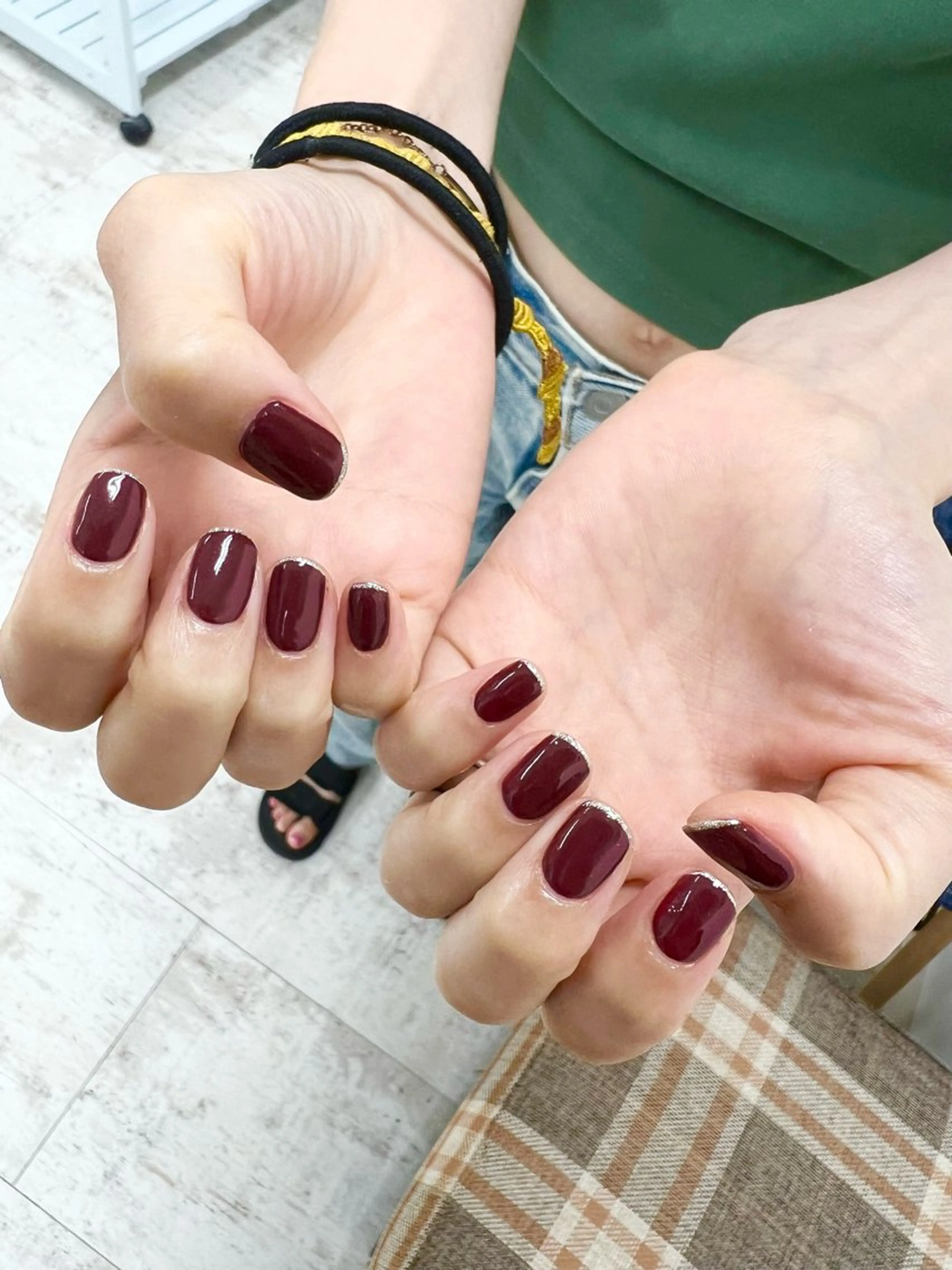 ネイル フレンチネイル マハロネイルサロン横浜店所属・吉田 里菜のネイルデザイン