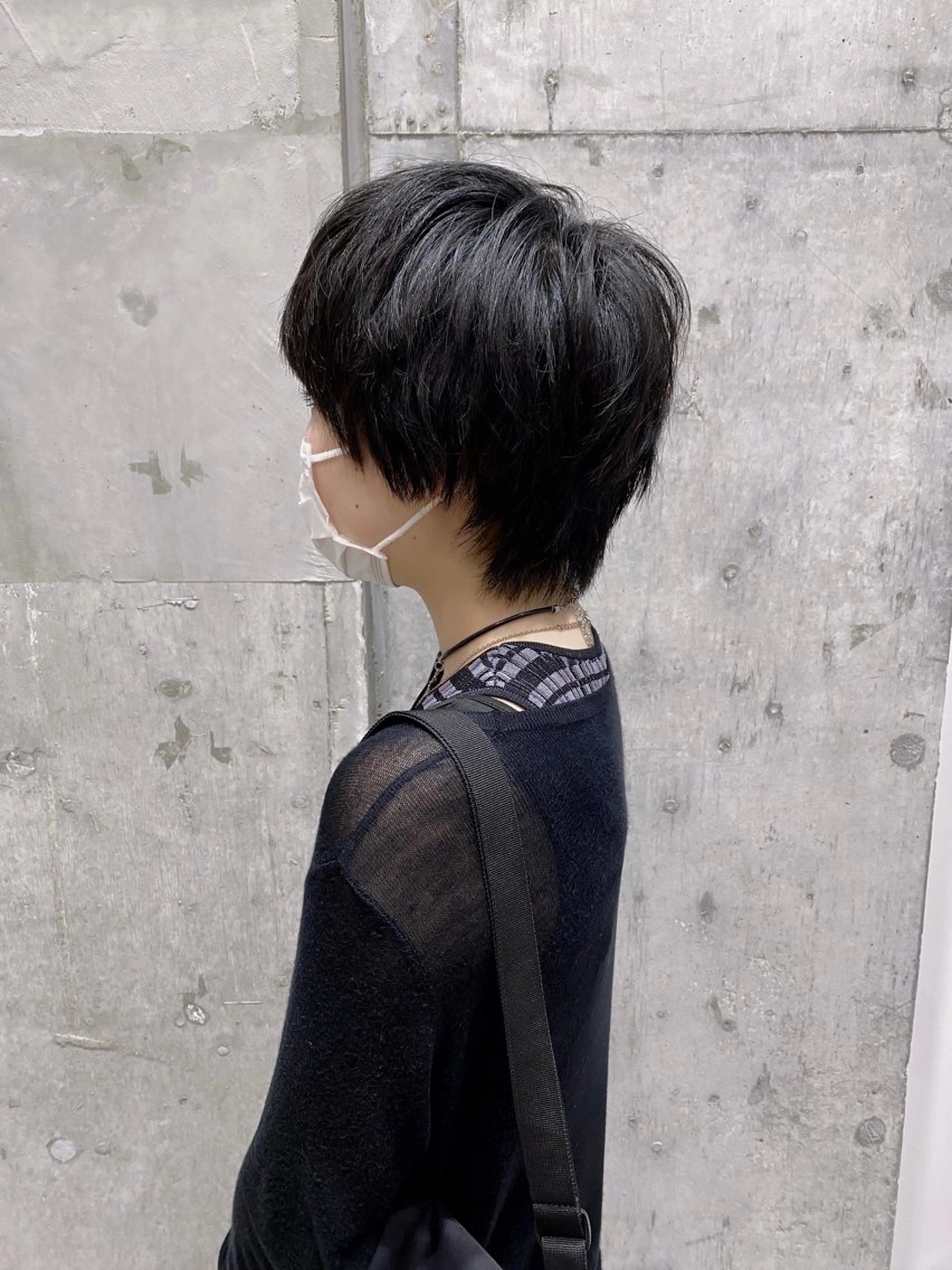 ショート カラー ヘアアレンジ メンズ mina 🐈‍⬛ ラフな似合わせヘアのヘアスタイル