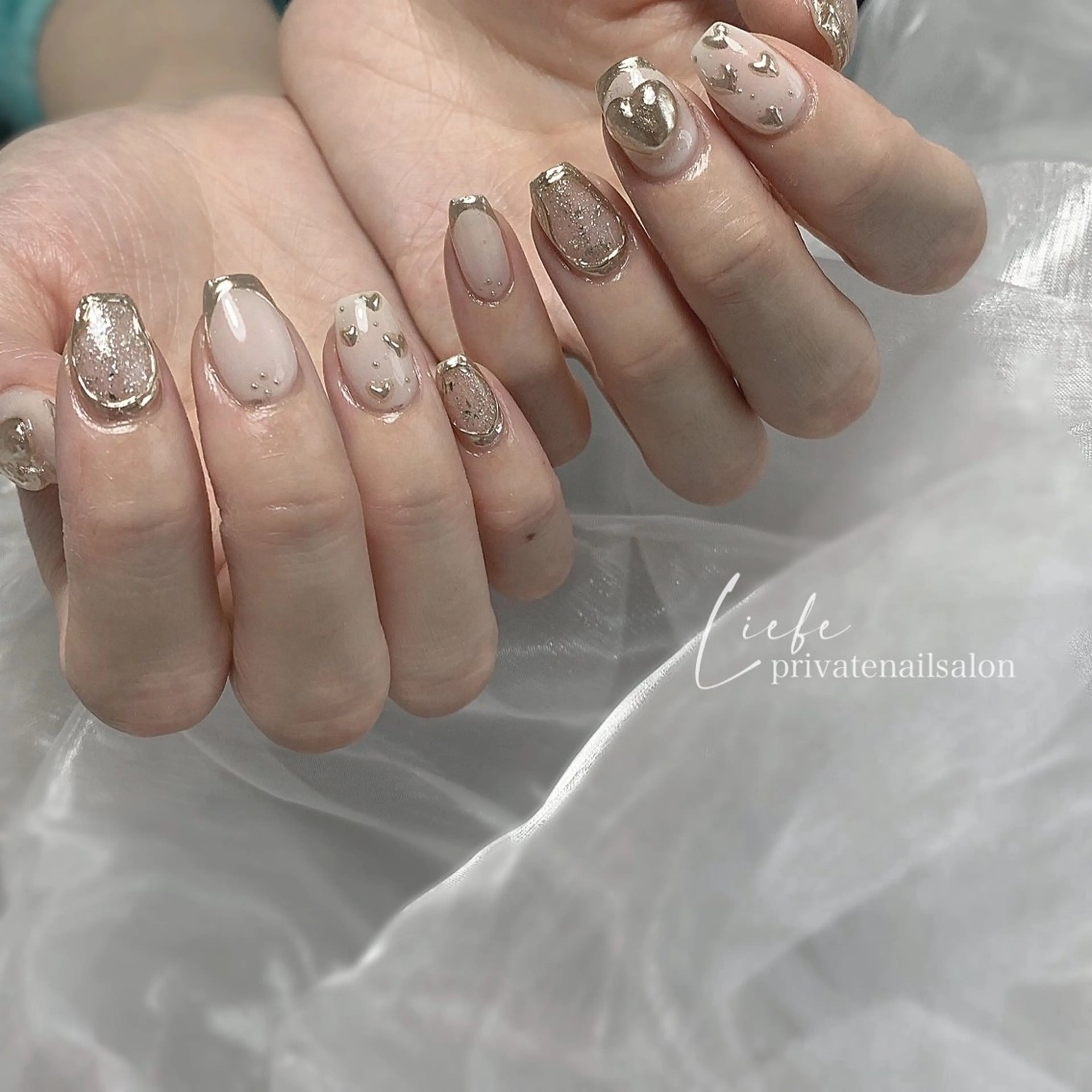 ネイル 持ち込み ハンドネイル Liebe nailのネイルデザイン