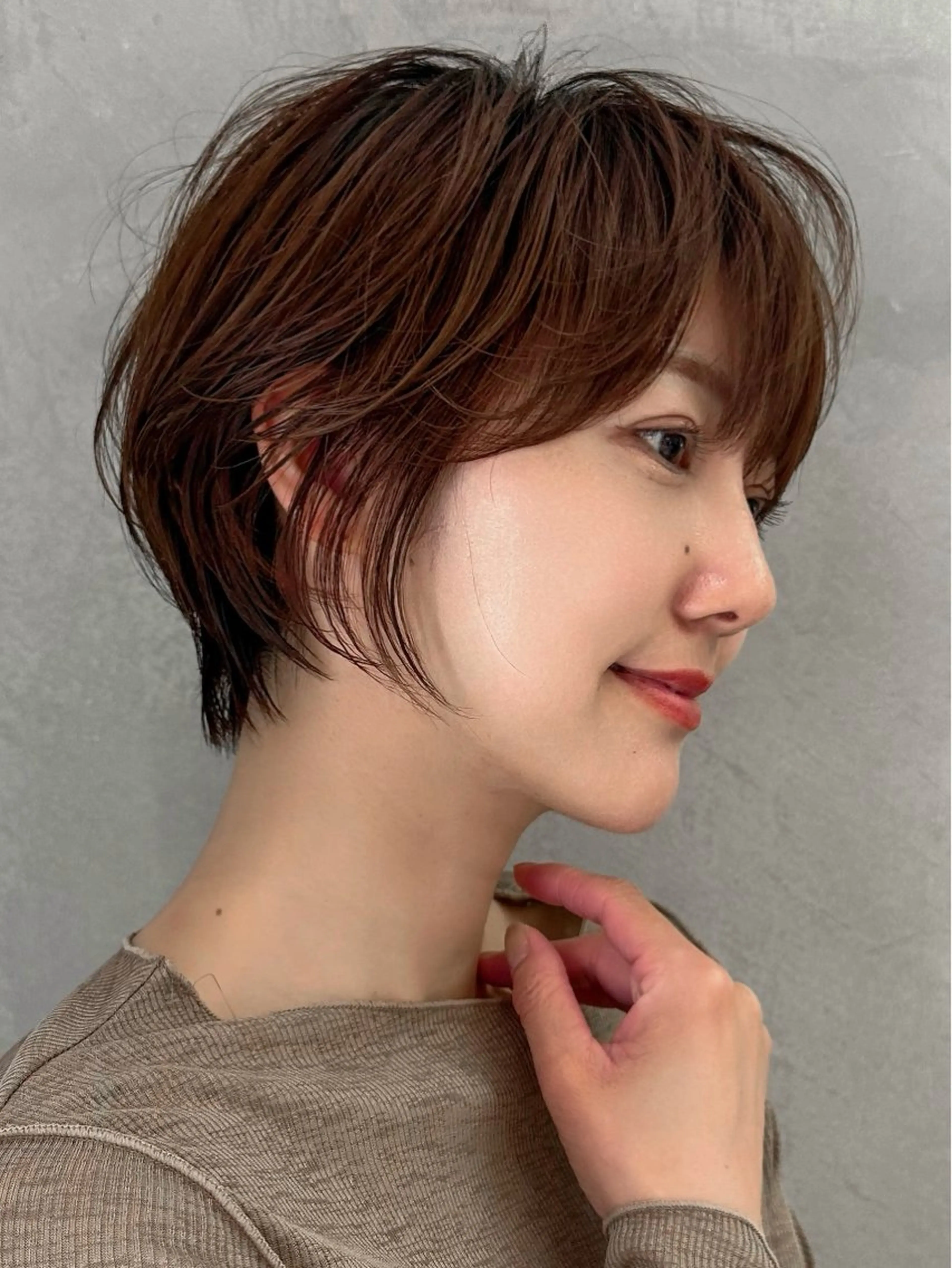 ショート カット ヘアカラー トリートメント ヘッドスパ taiga ショート /レイヤー/矯正🌈のヘアスタイル