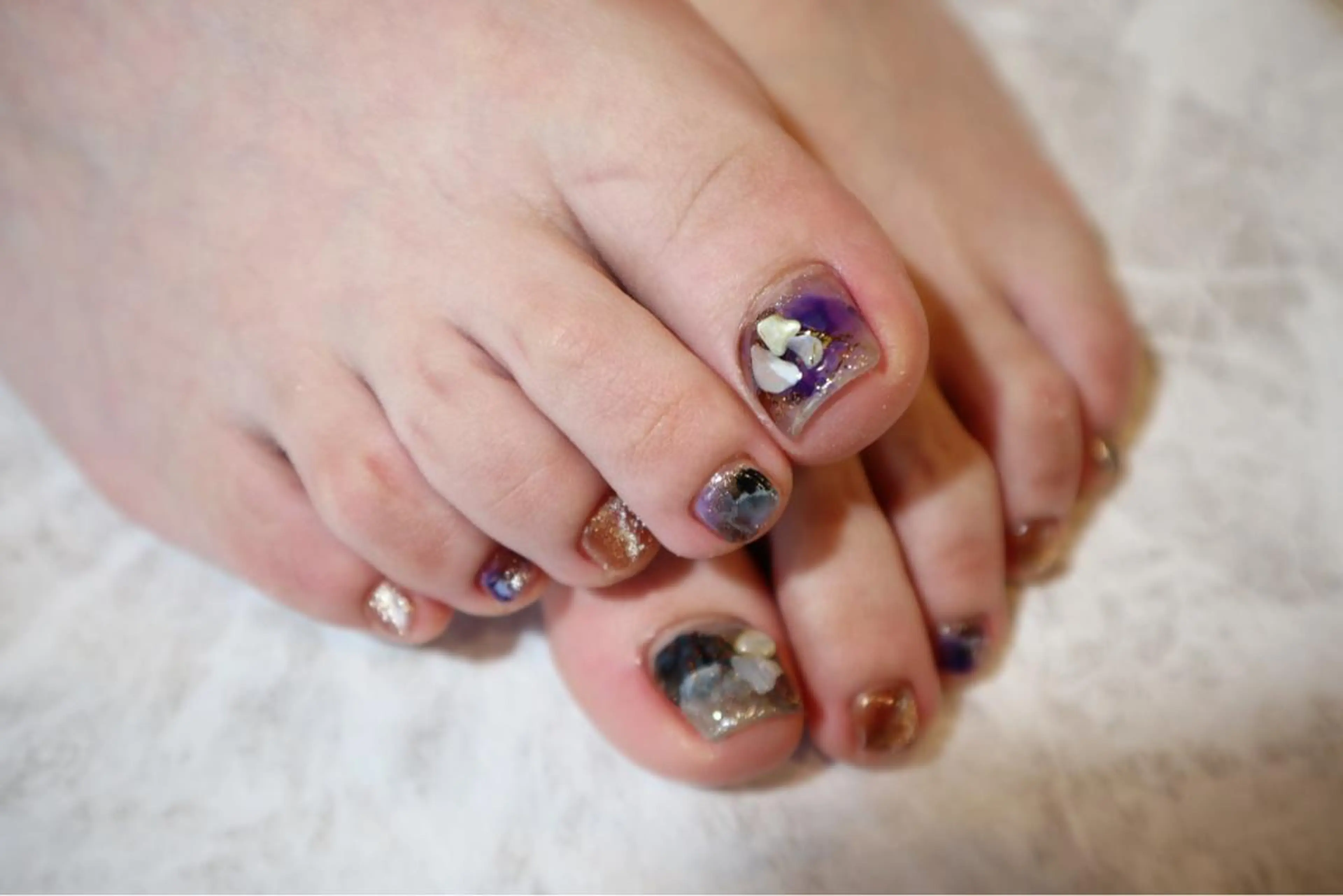 ネイル フットネイル 小河 仁美のネイルデザイン